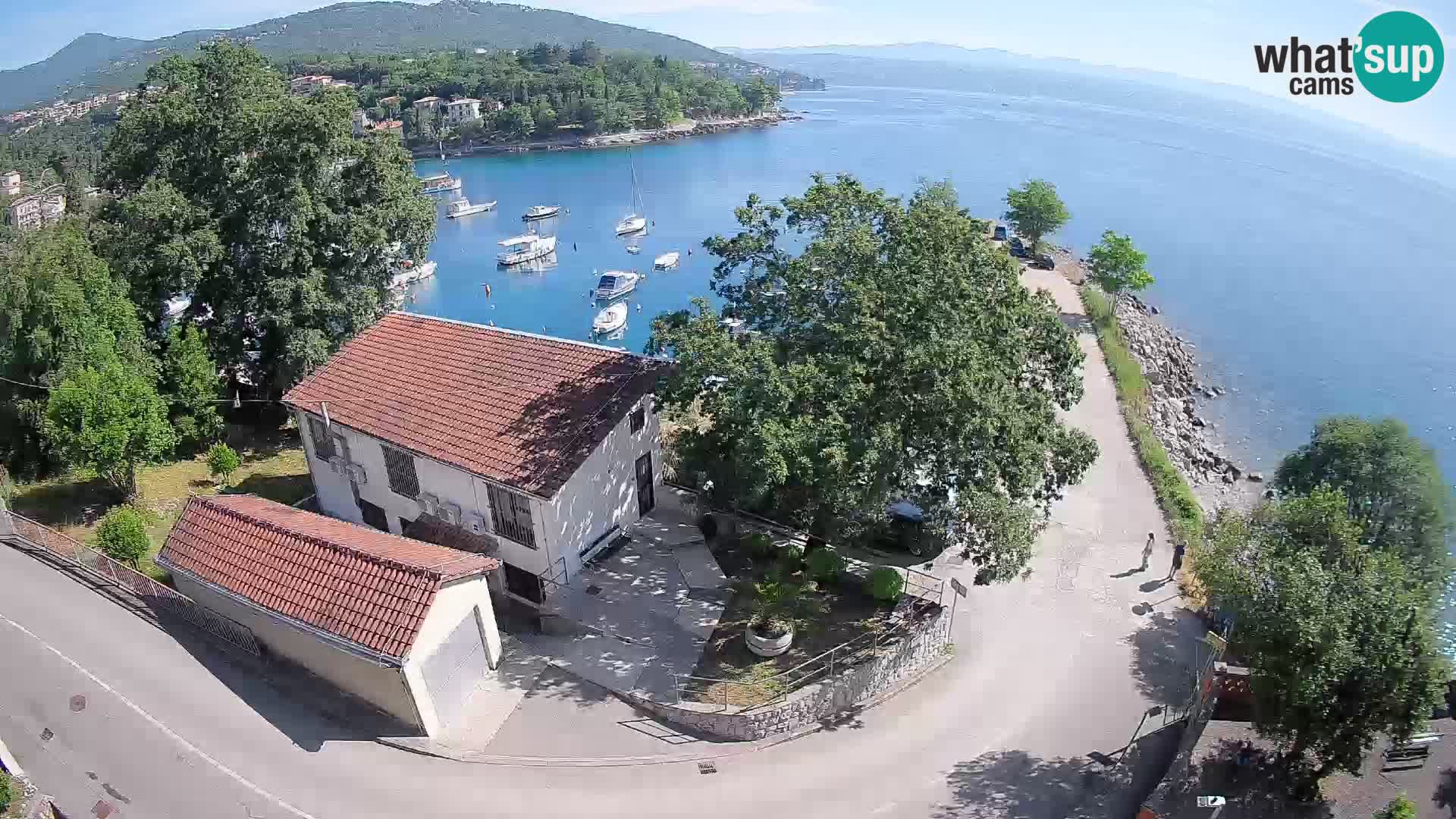Webcam Ika Hafen – LIVE Blick auf den Hafen und die Lichter von Opatija