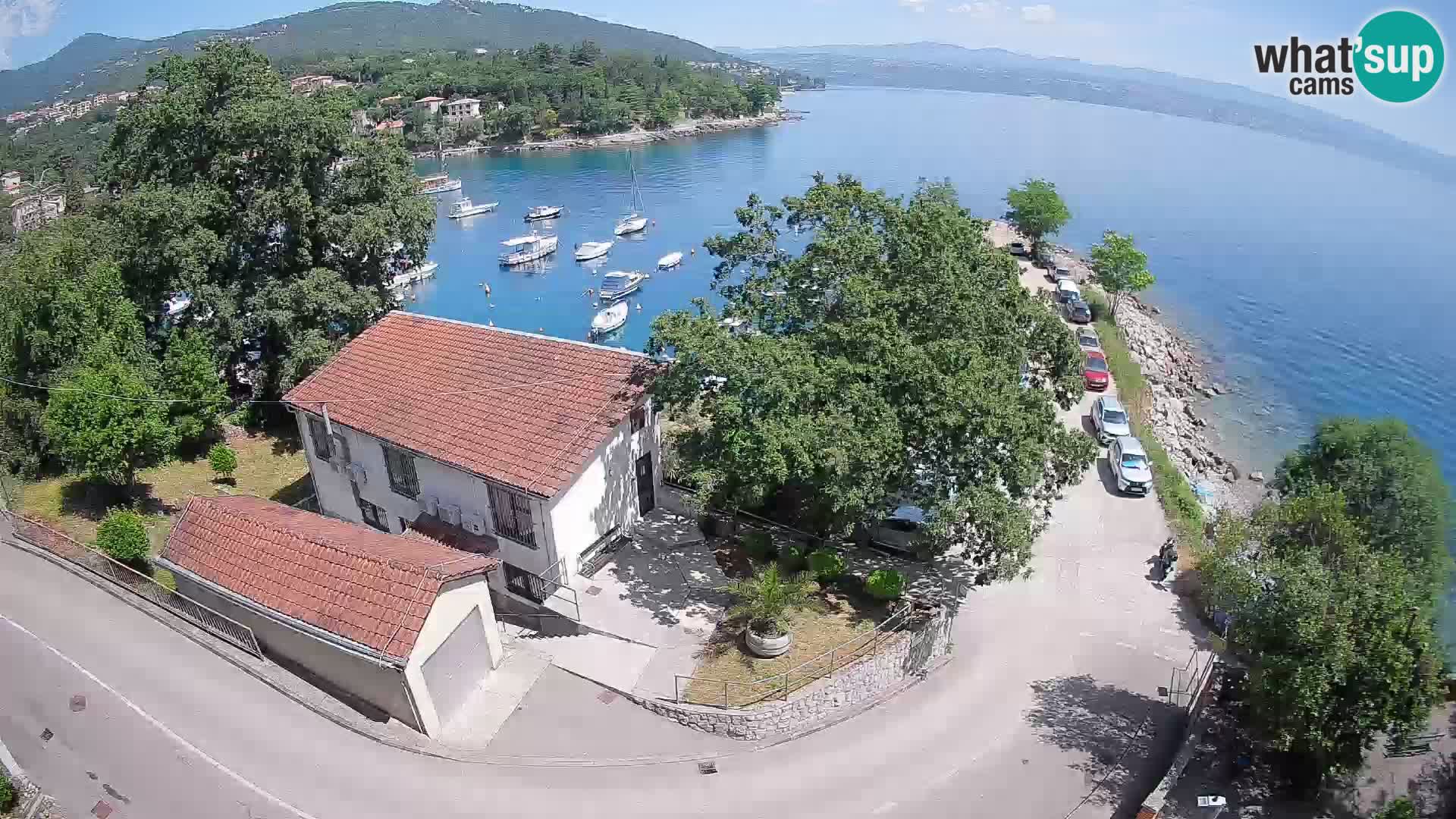 Webcam porto Ika – Vista LIVE sul porto e le luci di Opatija