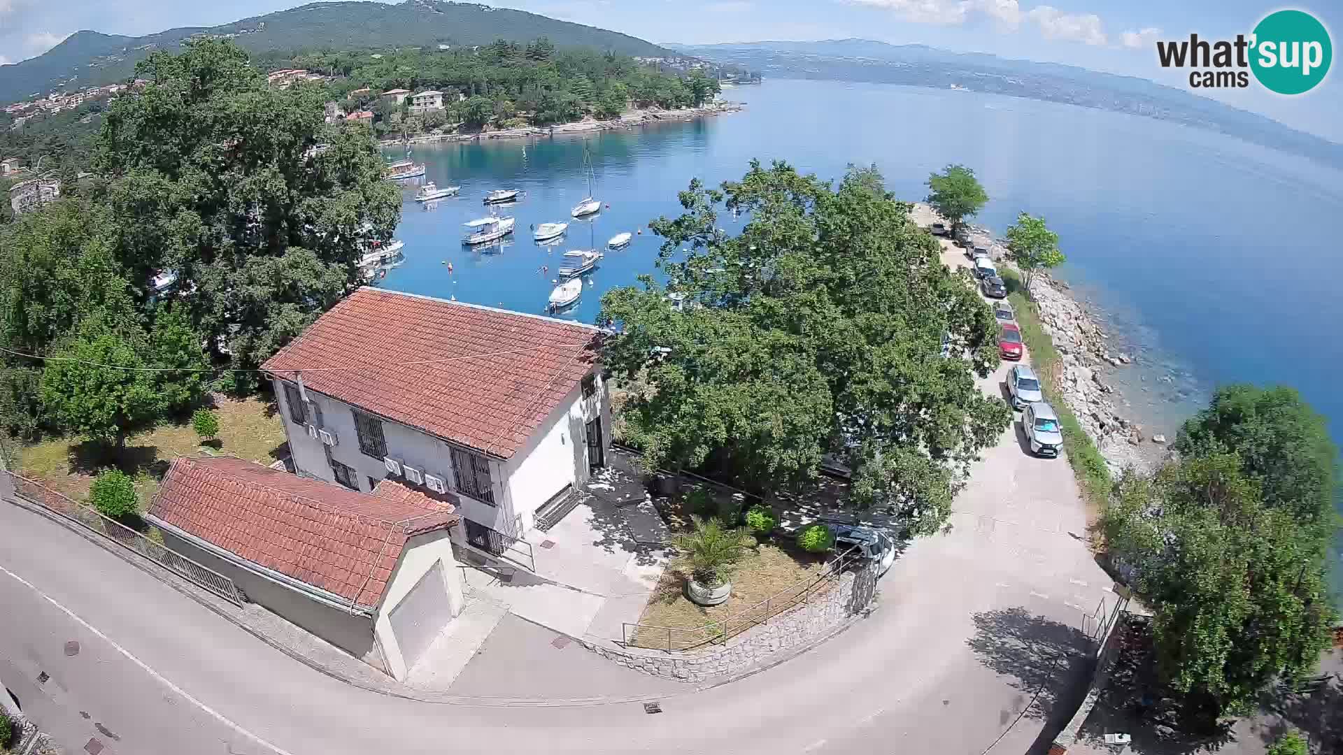 Webcam Ika Hafen – LIVE Blick auf den Hafen und die Lichter von Opatija