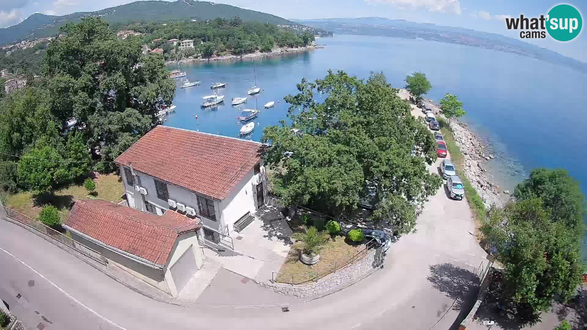 Webcam port d’Ika – Vue en direct et lumières d’Opatija