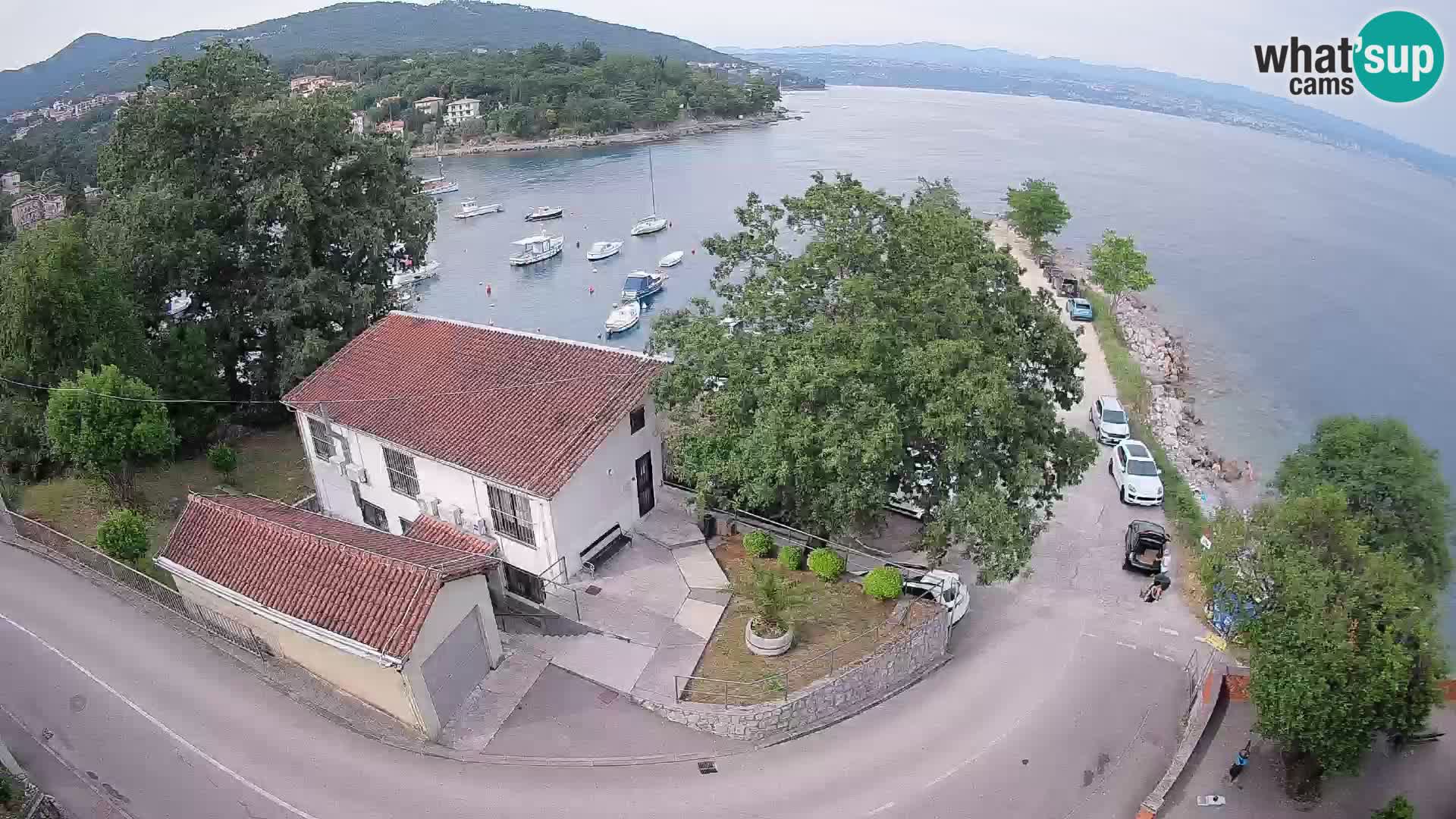 Webcam porto Ika – Vista LIVE sul porto e le luci di Opatija