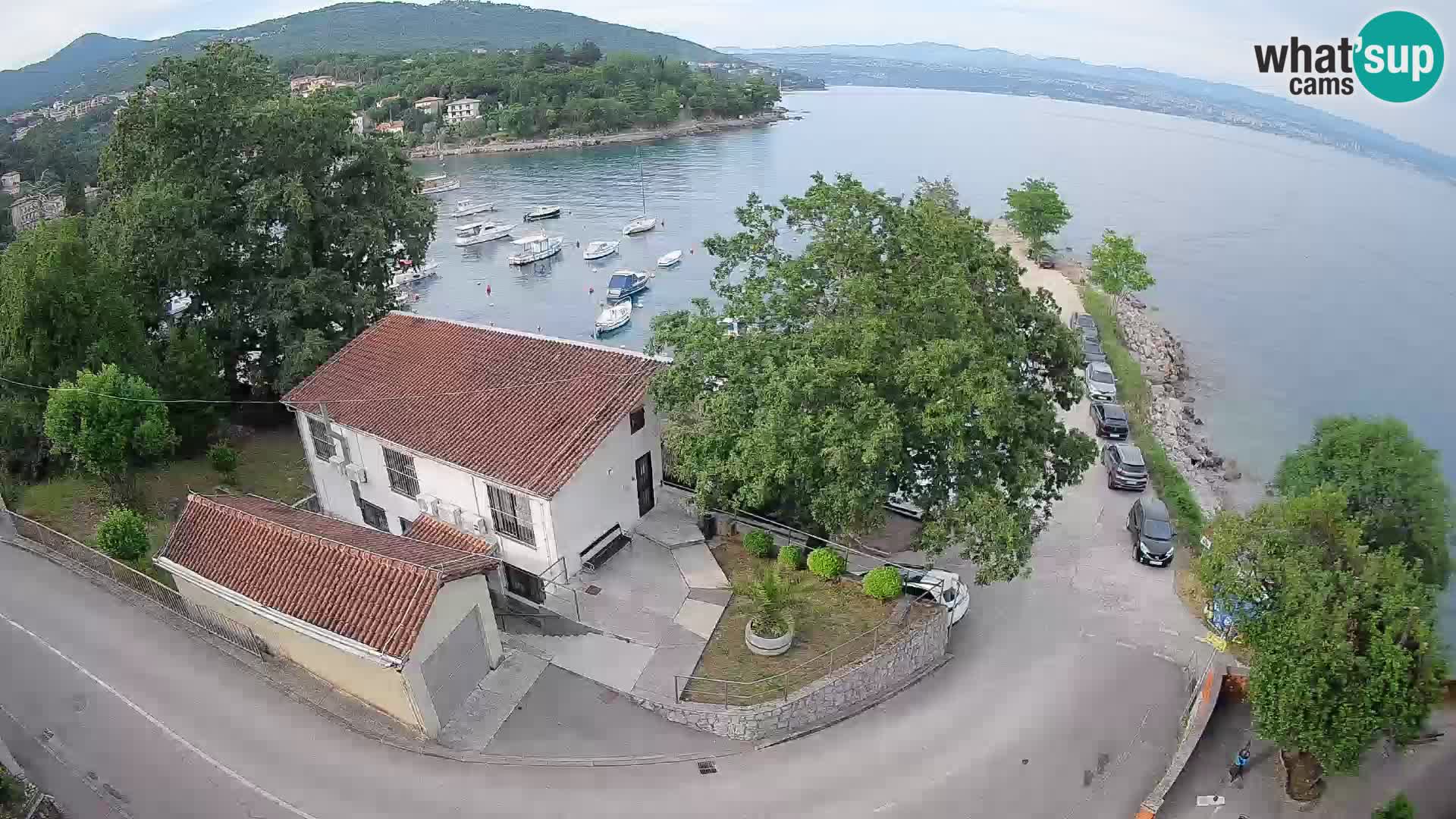 Webcam port d’Ika – Vue en direct et lumières d’Opatija