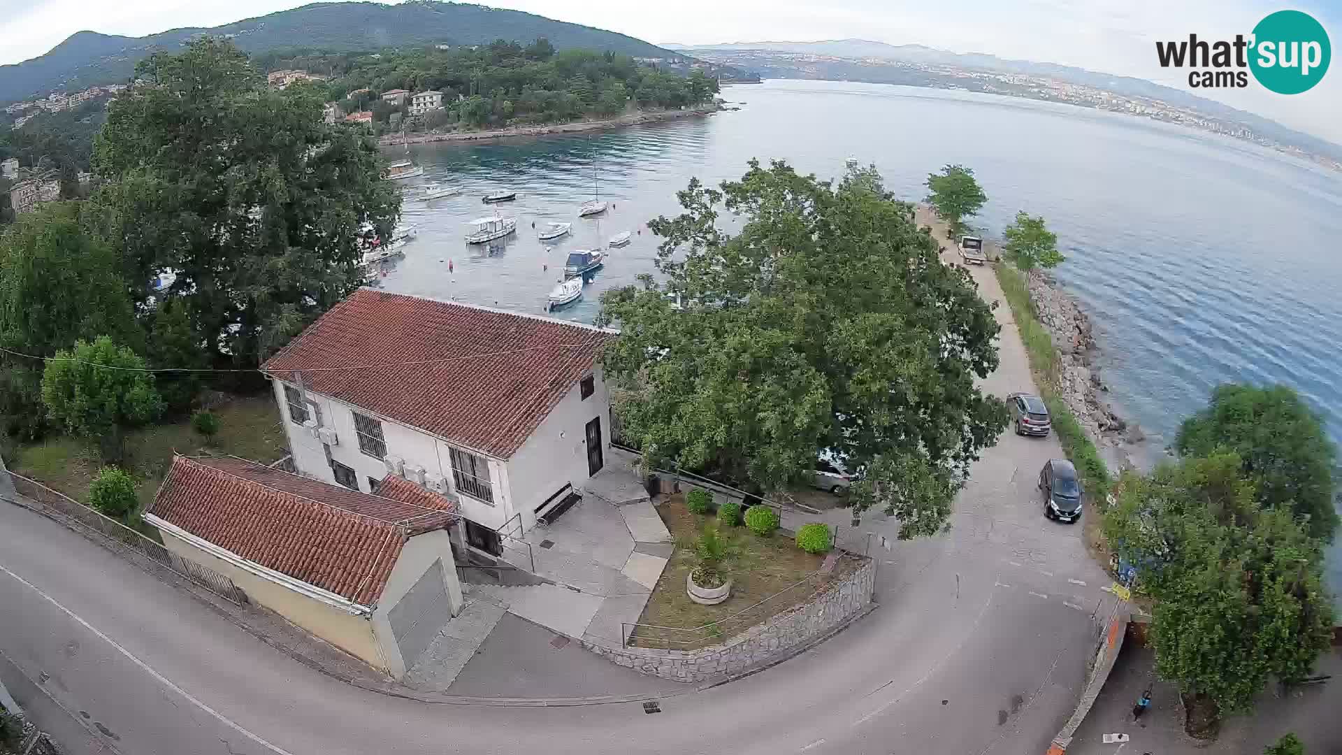 Webcam port d’Ika – Vue en direct et lumières d’Opatija
