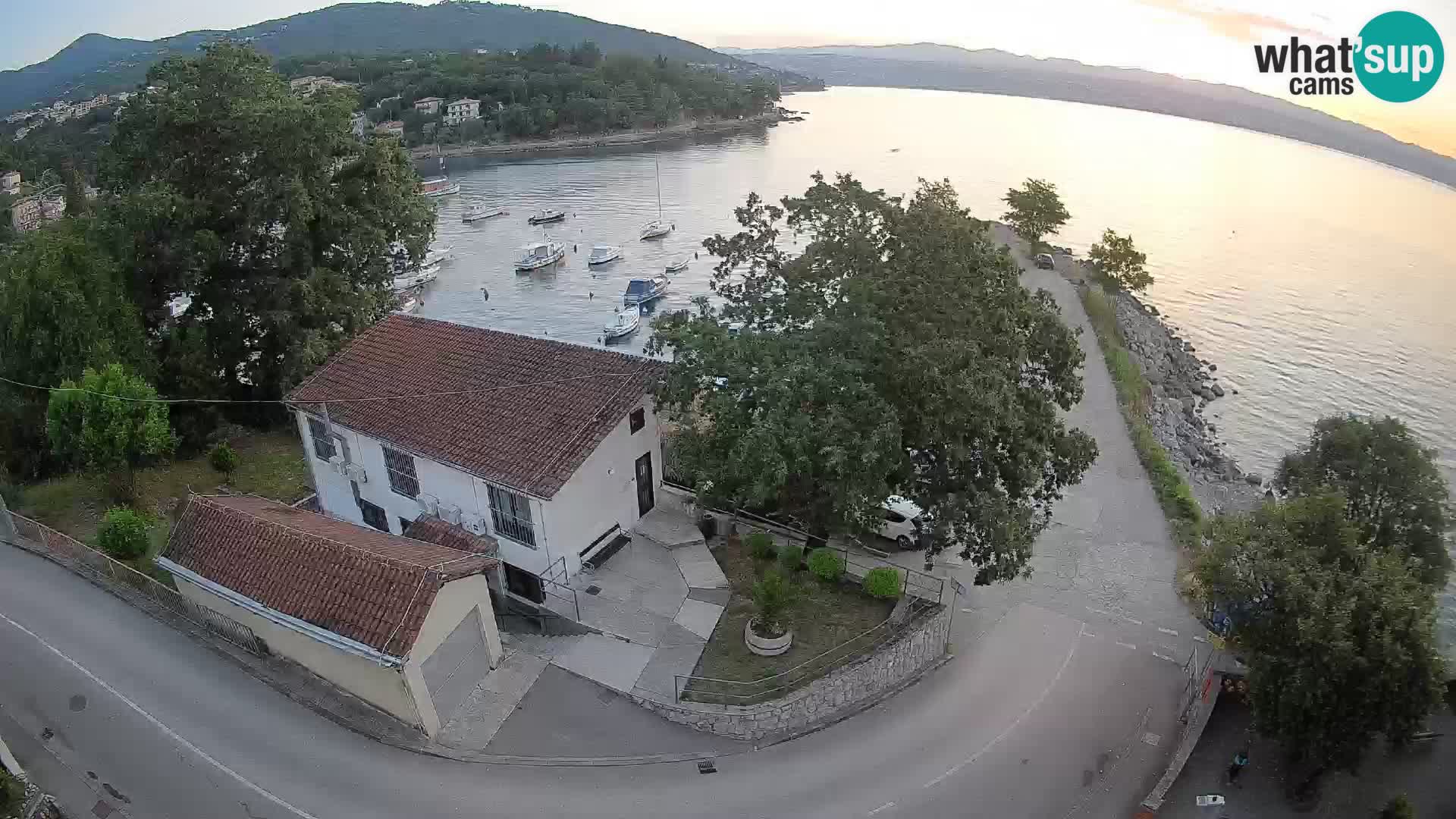 Webcam Ika Hafen – LIVE Blick auf den Hafen und die Lichter von Opatija