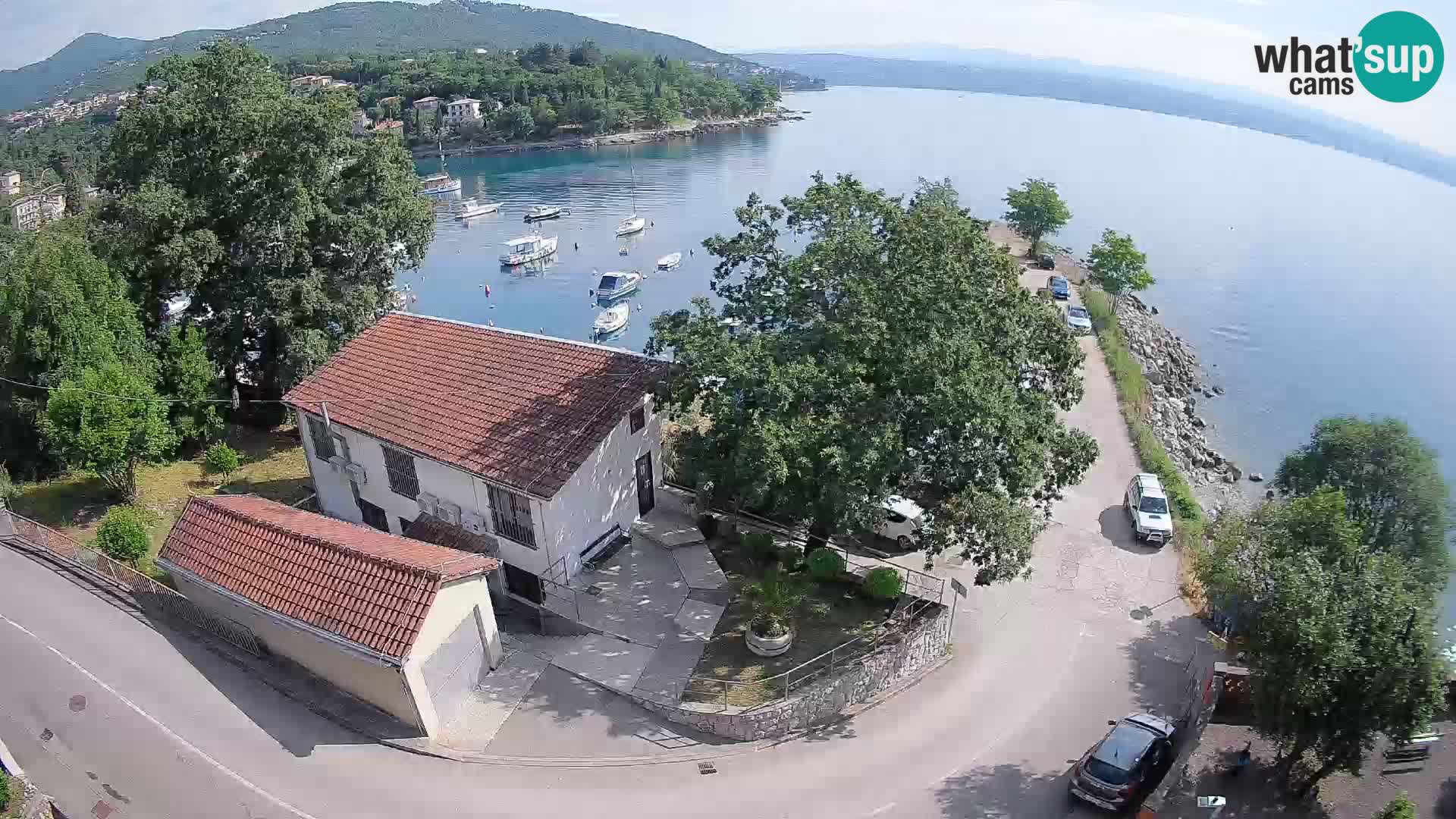Ika Harbor Webcam – LIVE View of the Harbor and Opatija Lights