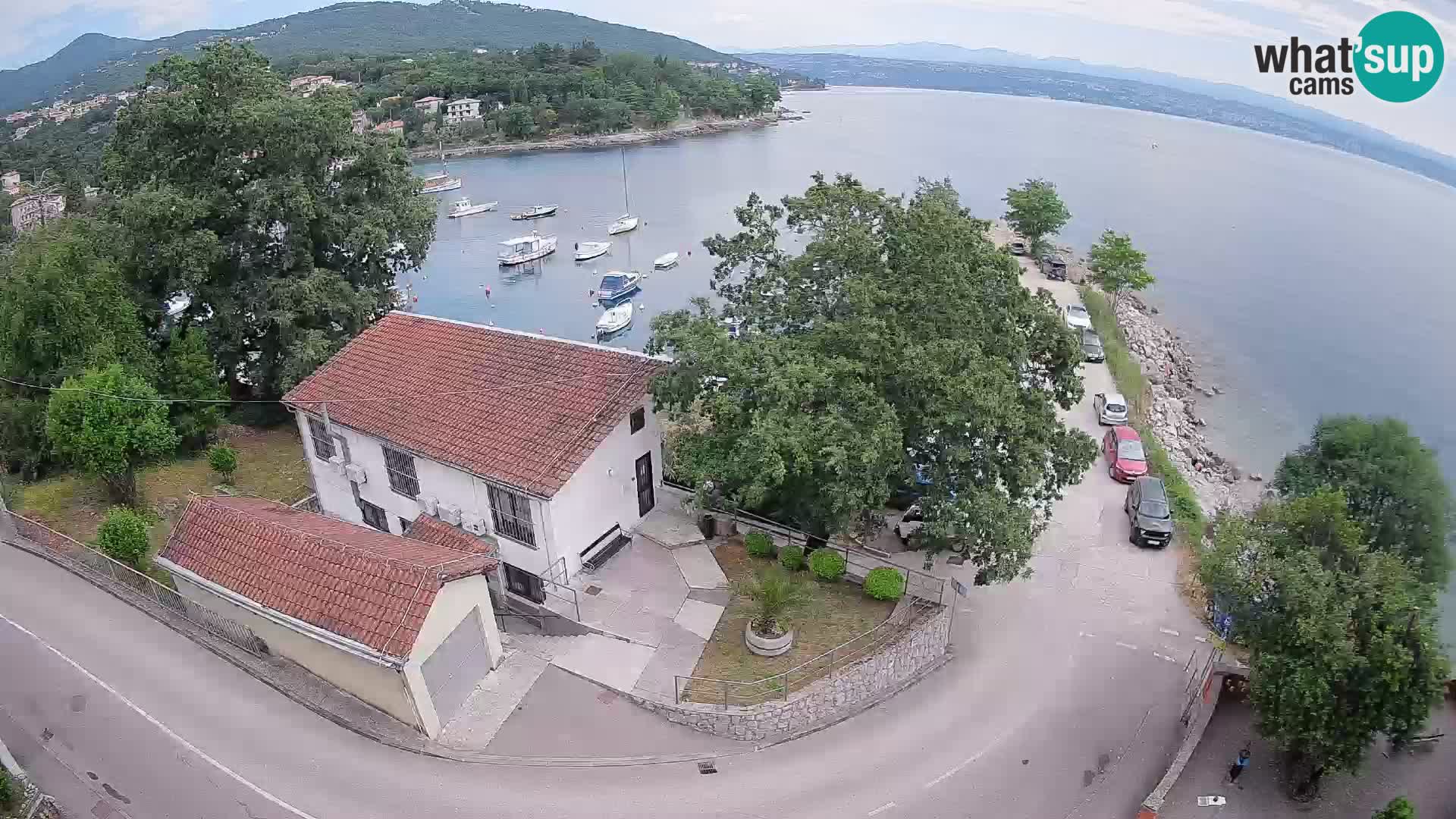Webcam porto Ika – Vista LIVE sul porto e le luci di Opatija
