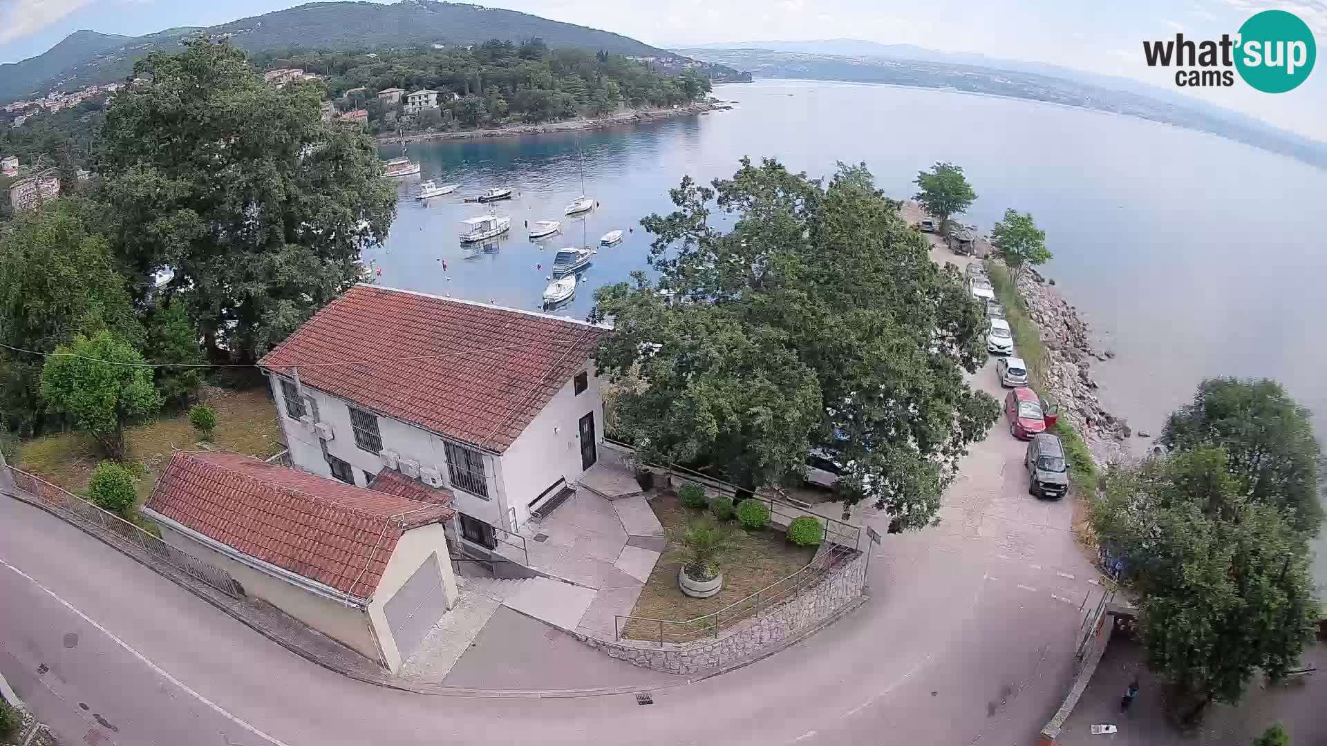 Webcam port d’Ika – Vue en direct et lumières d’Opatija