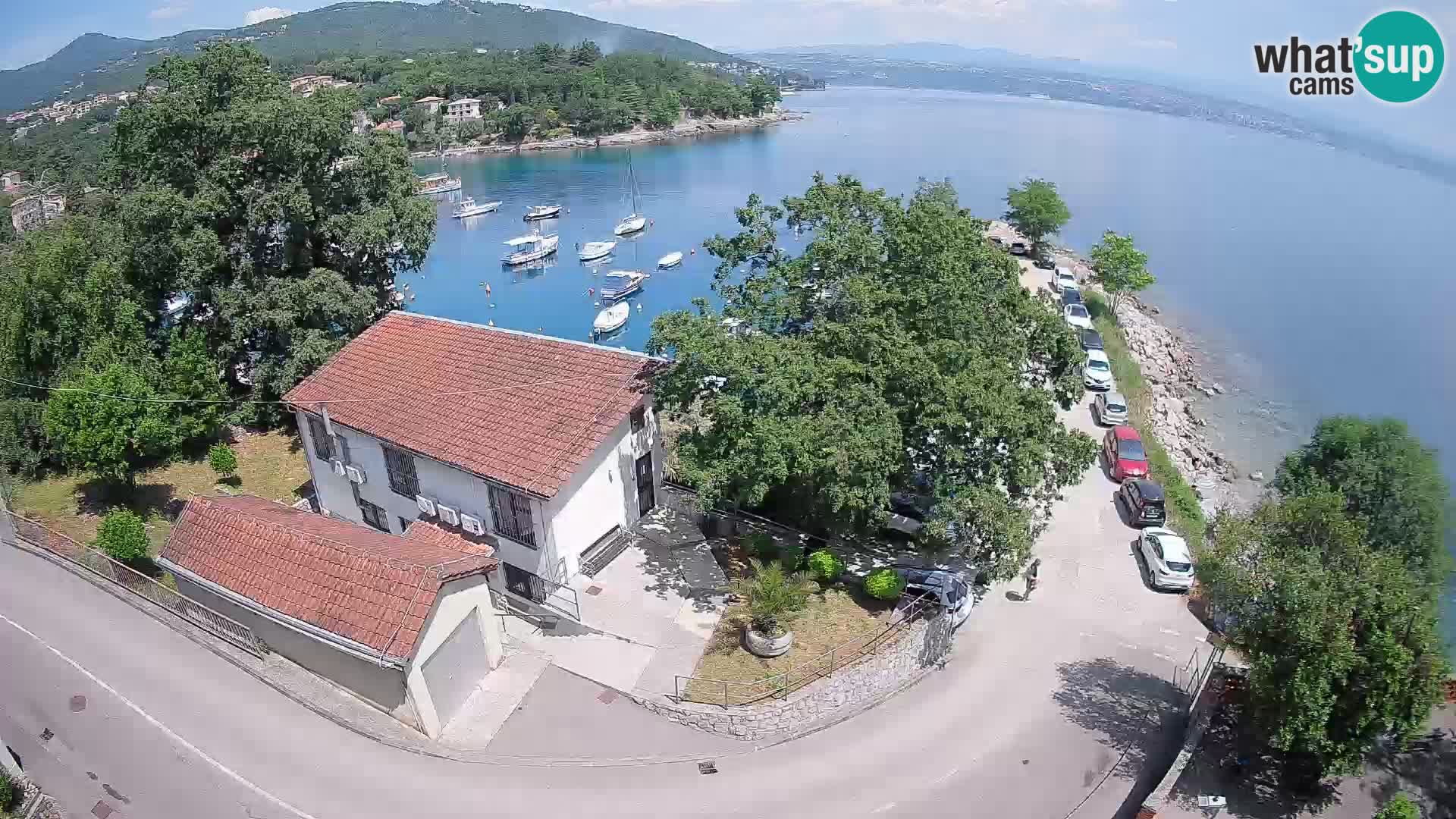 Webcam porto Ika – Vista LIVE sul porto e le luci di Opatija