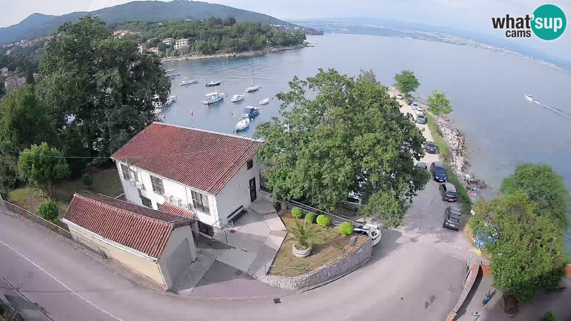 Webcam port d’Ika – Vue en direct et lumières d’Opatija