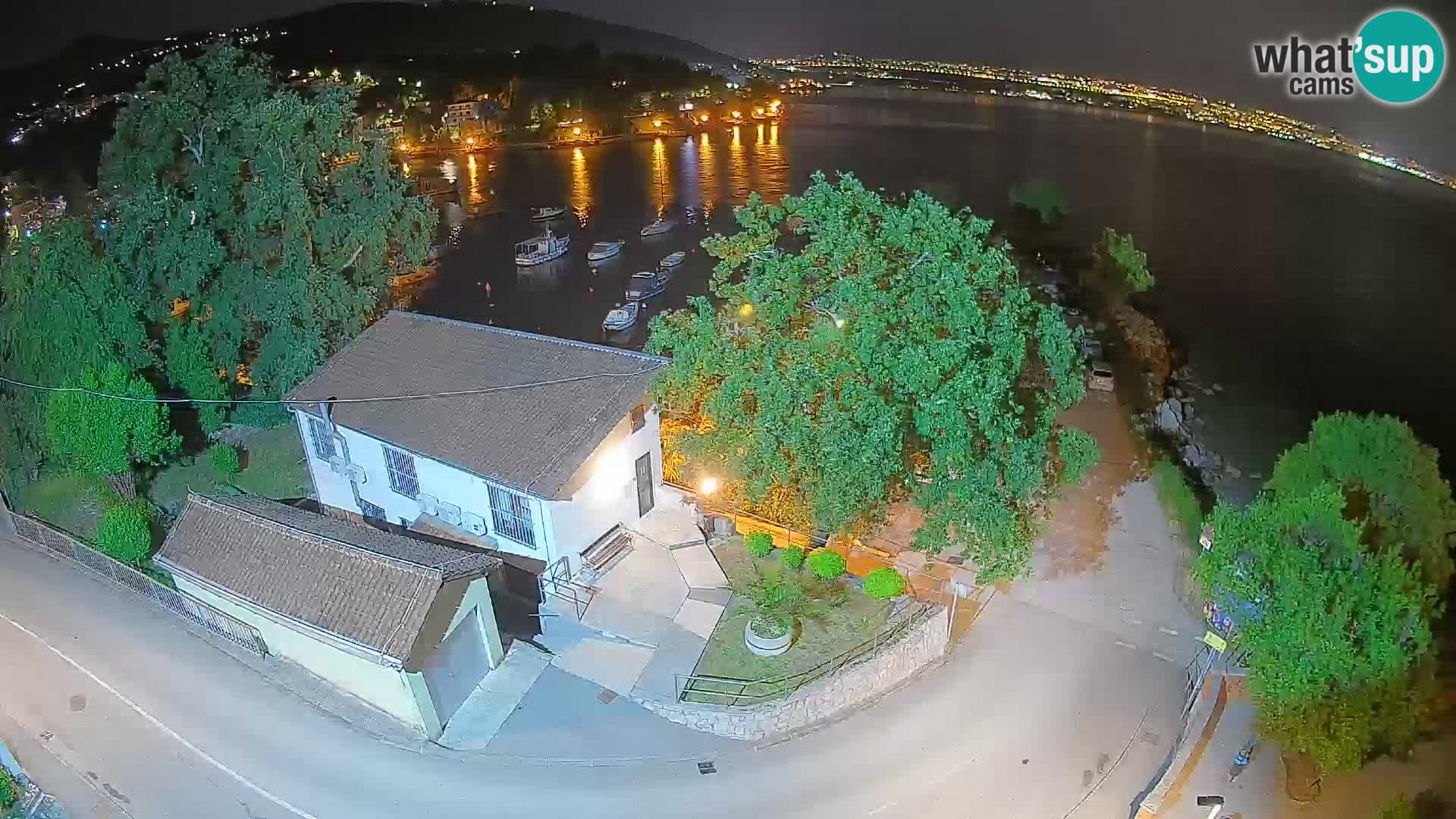 Webcam Ika Hafen – LIVE Blick auf den Hafen und die Lichter von Opatija