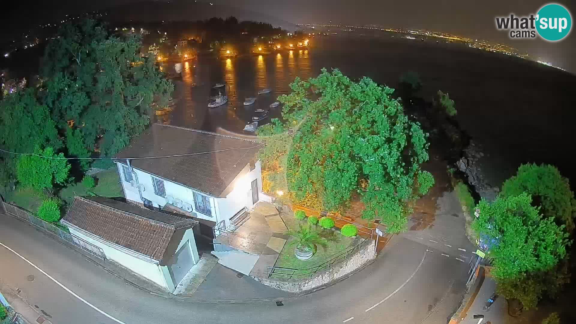 Webcam Ika Hafen – LIVE Blick auf den Hafen und die Lichter von Opatija