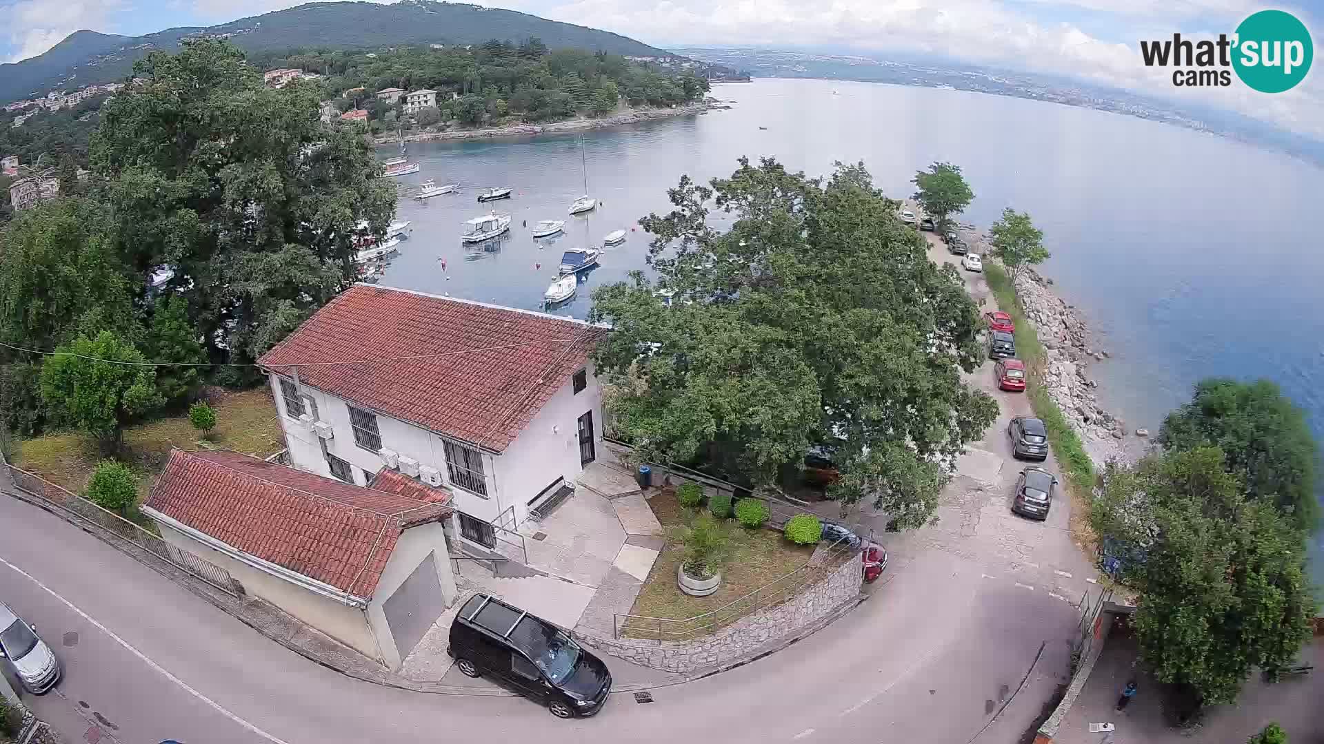 Webcam Ika Hafen – LIVE Blick auf den Hafen und die Lichter von Opatija
