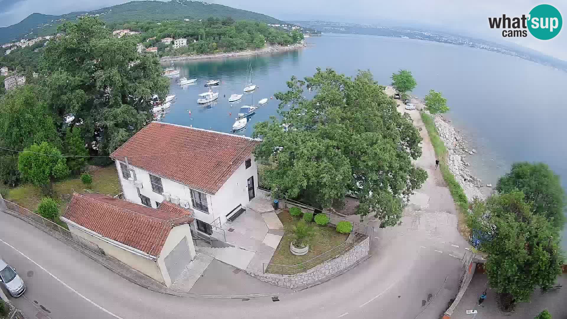 Webcam Ika Hafen – LIVE Blick auf den Hafen und die Lichter von Opatija