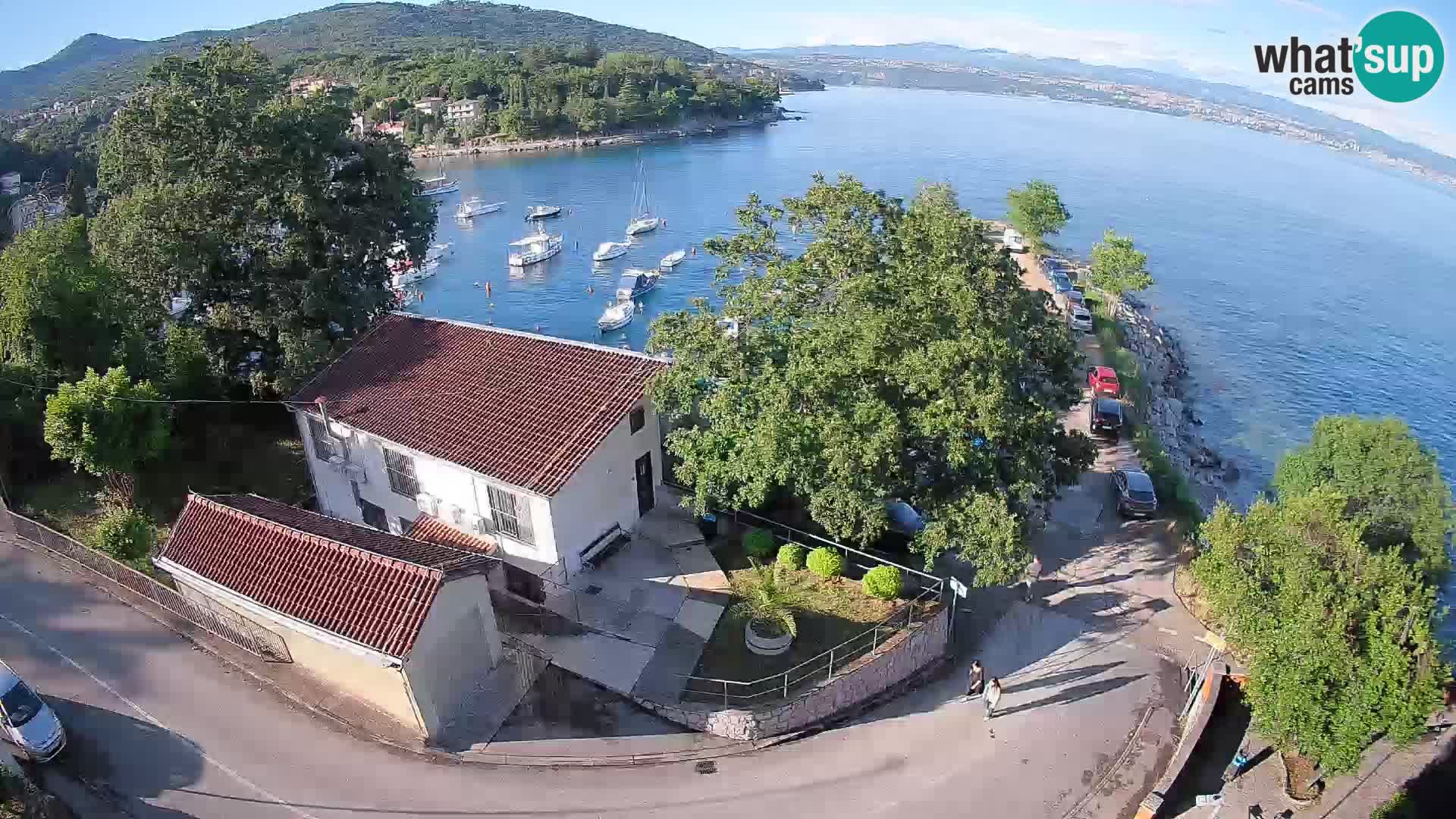 Webcam port d’Ika – Vue en direct et lumières d’Opatija