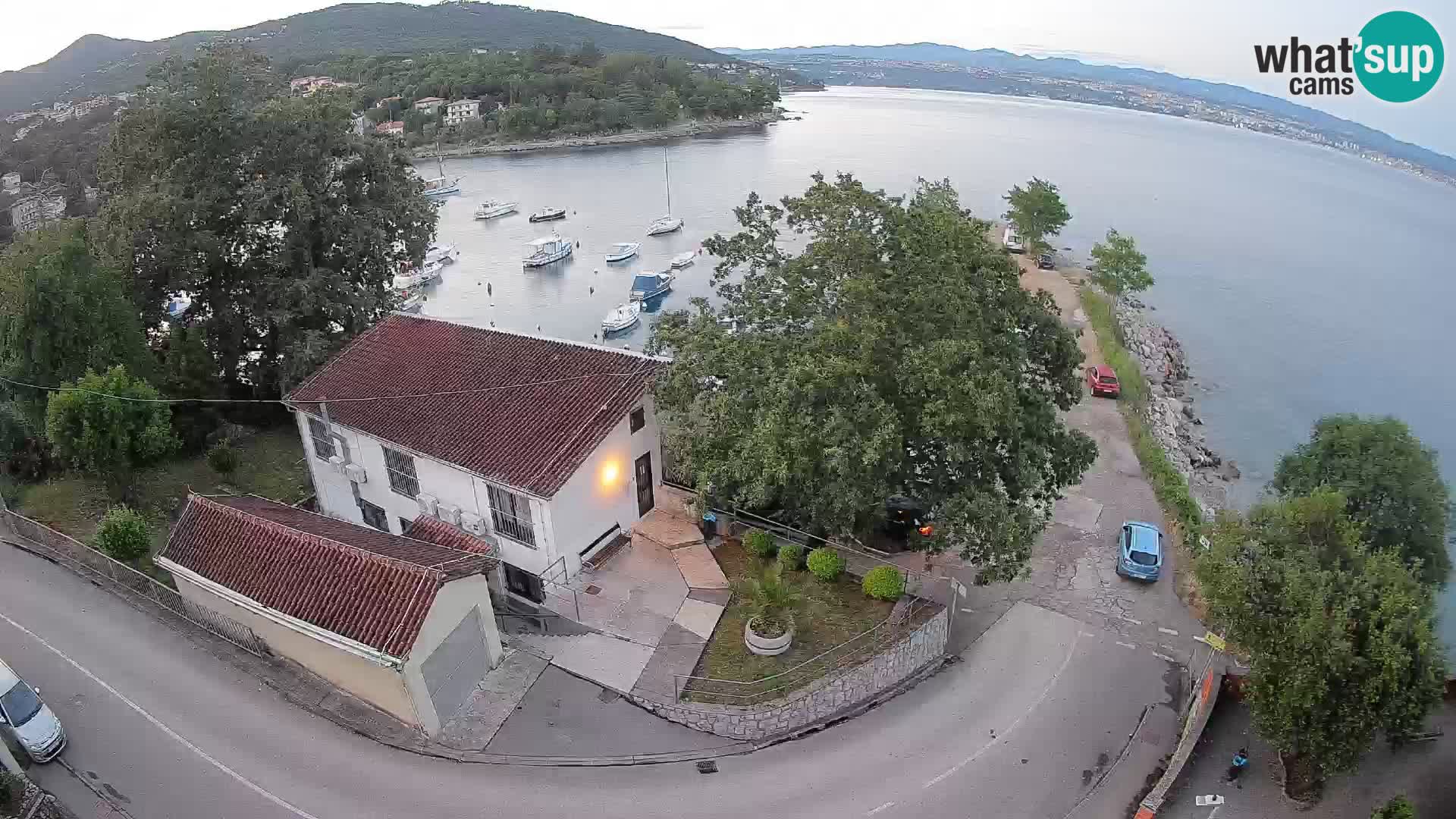 Webcam Ika Hafen – LIVE Blick auf den Hafen und die Lichter von Opatija