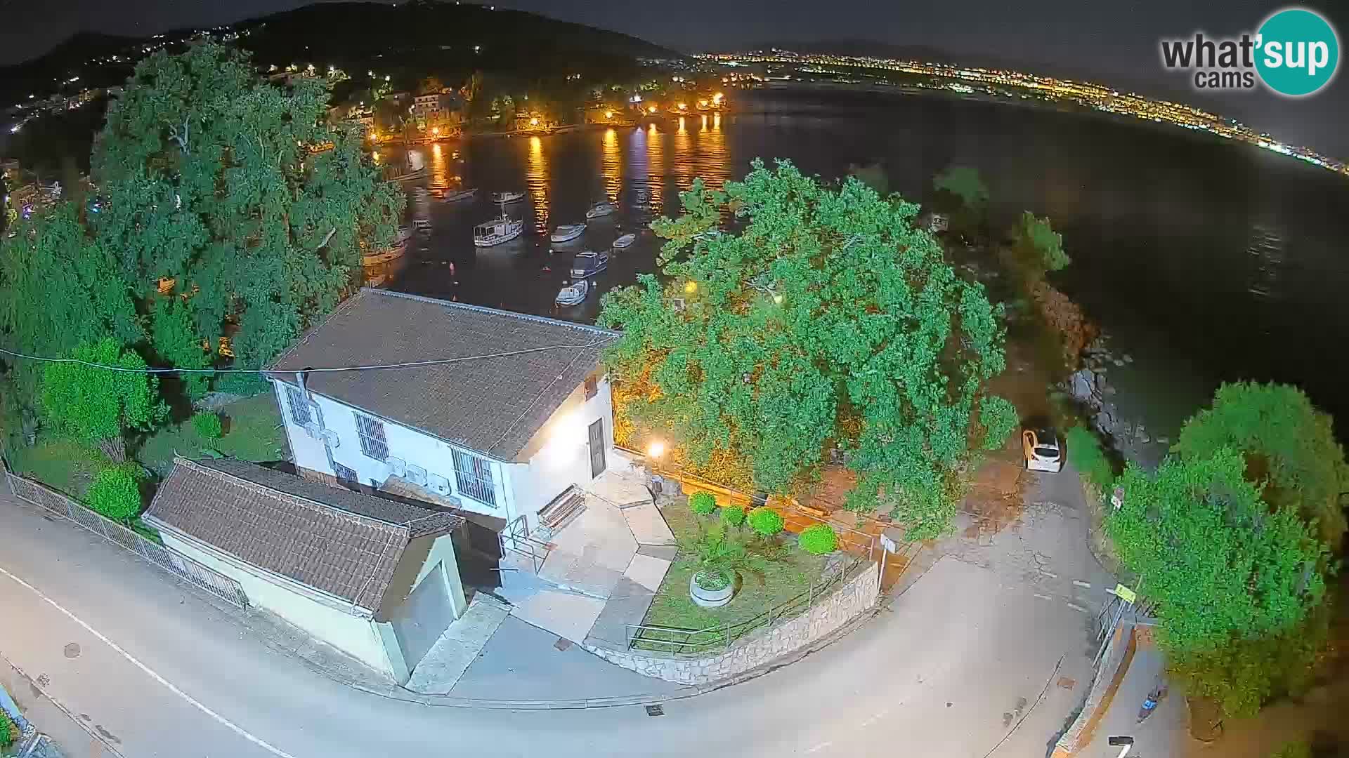 Webcam Ika Hafen – LIVE Blick auf den Hafen und die Lichter von Opatija