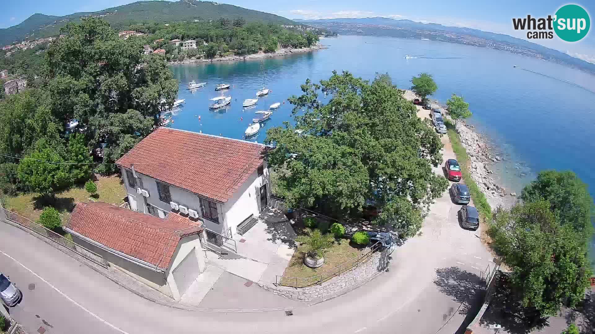 Webcam Ika Hafen – LIVE Blick auf den Hafen und die Lichter von Opatija
