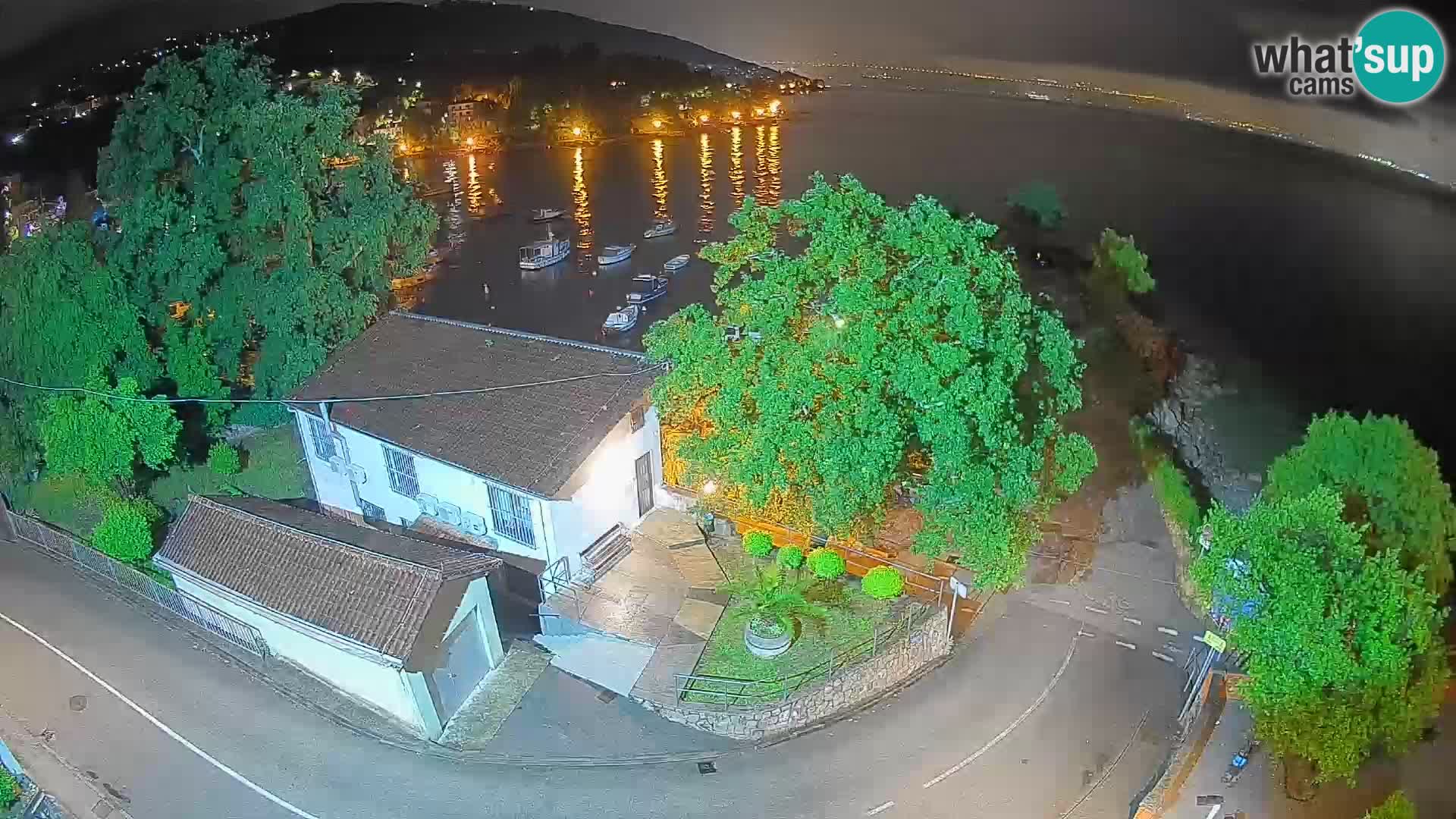 Webcam Ika Hafen – LIVE Blick auf den Hafen und die Lichter von Opatija