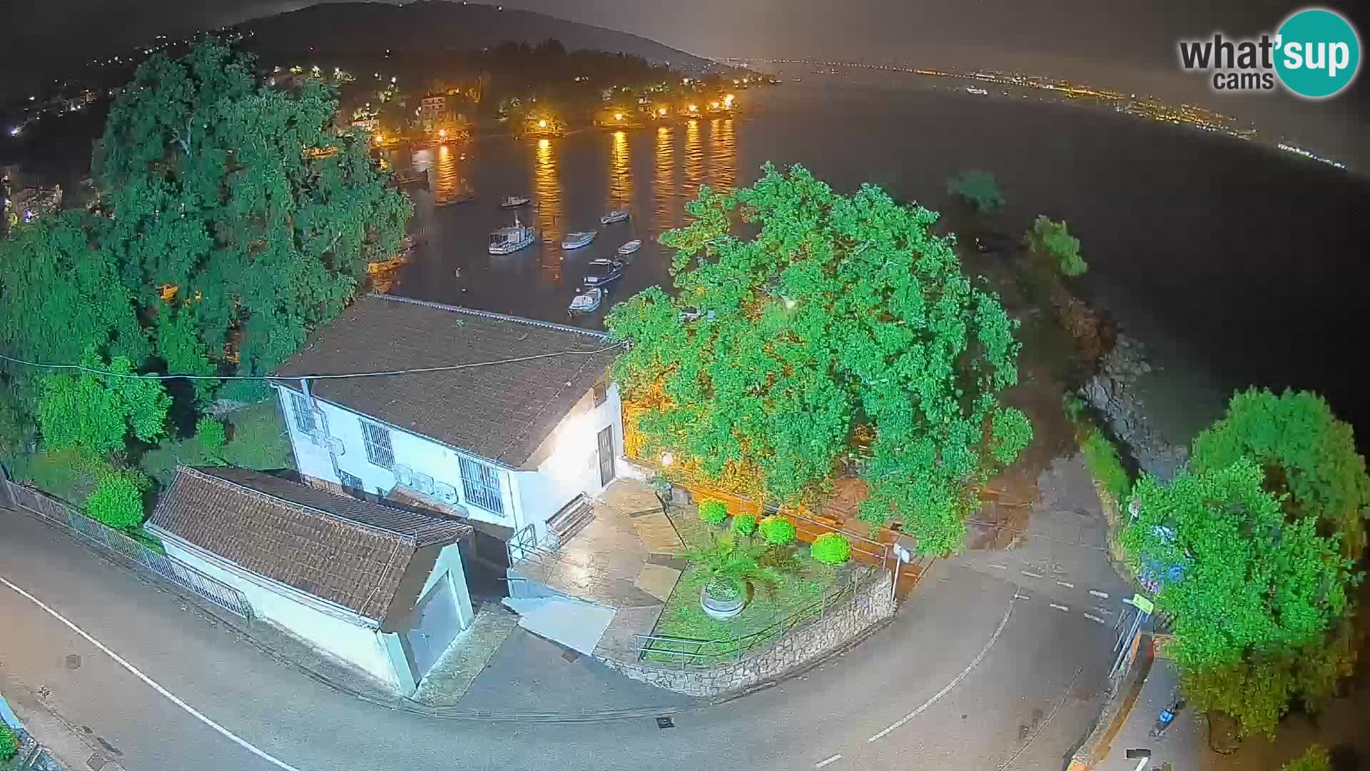 Webcam Ika Hafen – LIVE Blick auf den Hafen und die Lichter von Opatija