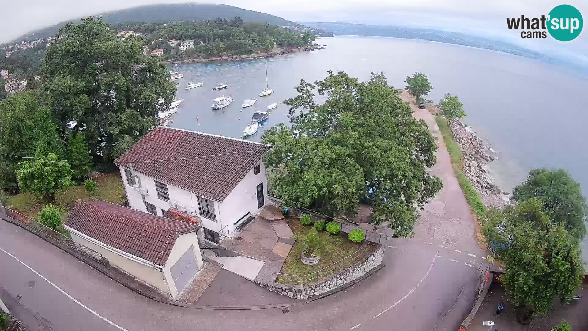 Webcam Ika Hafen – LIVE Blick auf den Hafen und die Lichter von Opatija