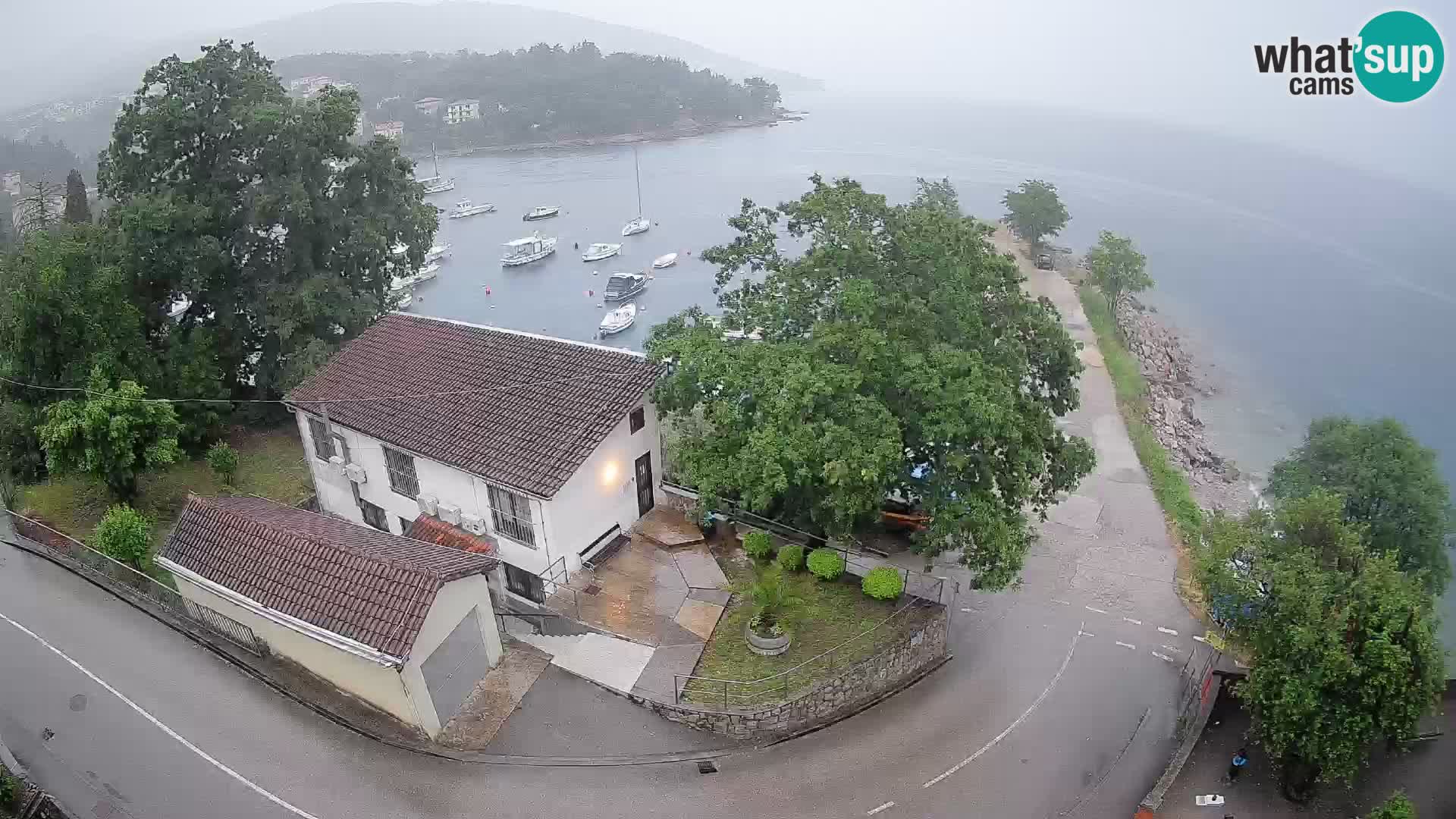 Webcam Ika Hafen – LIVE Blick auf den Hafen und die Lichter von Opatija