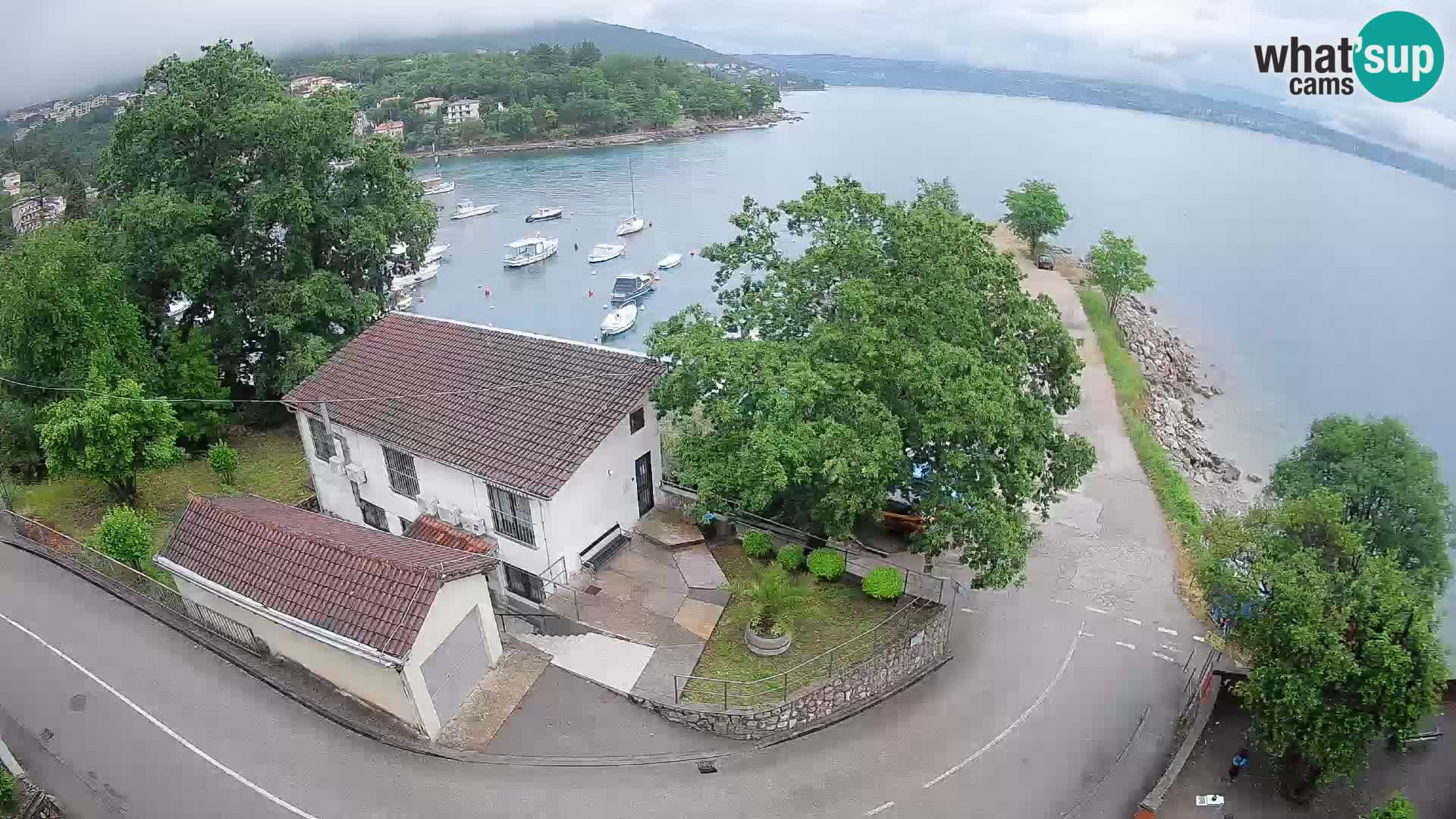 Webcam Ika Hafen – LIVE Blick auf den Hafen und die Lichter von Opatija