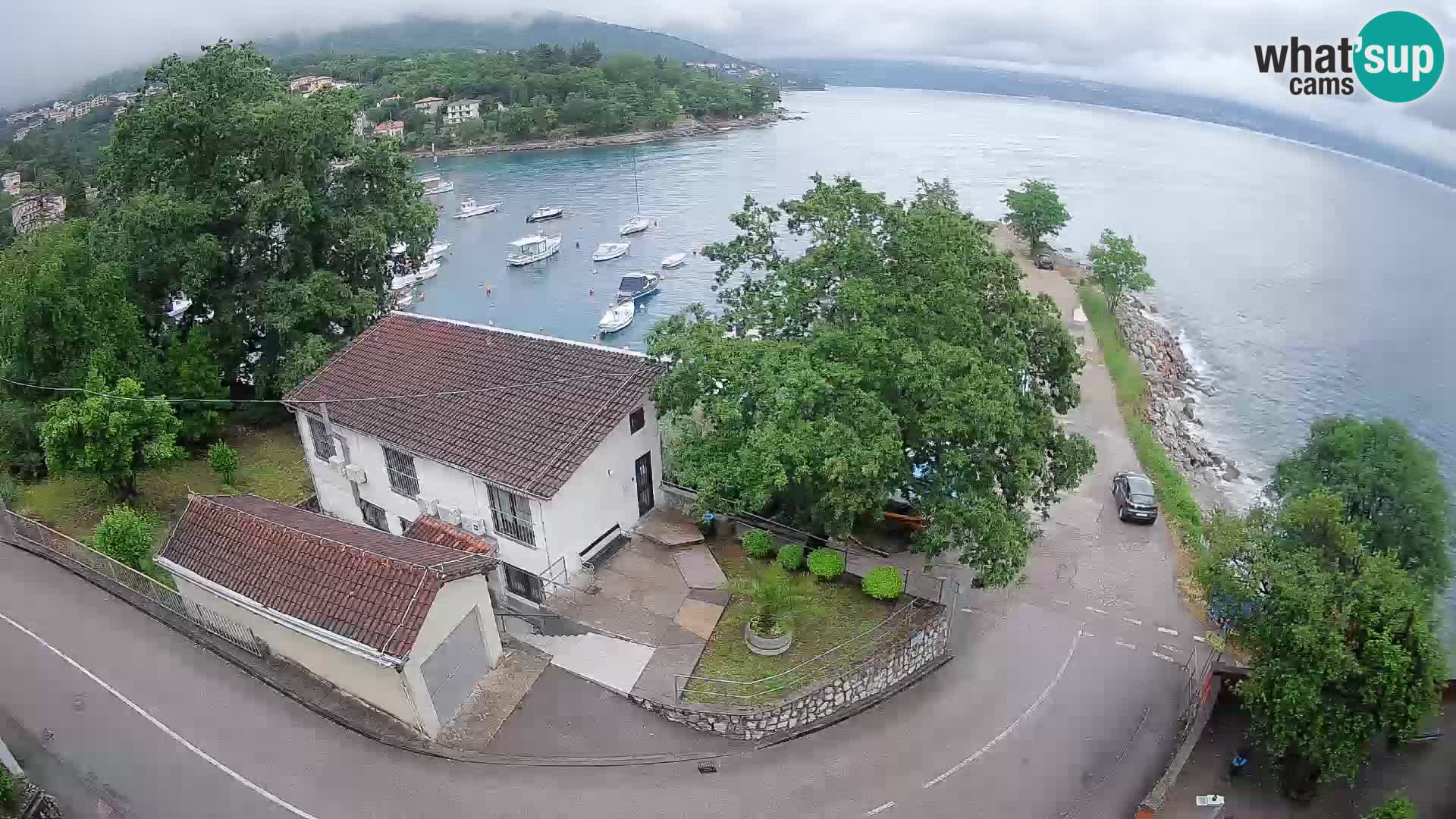 Webcam Ika Hafen – LIVE Blick auf den Hafen und die Lichter von Opatija