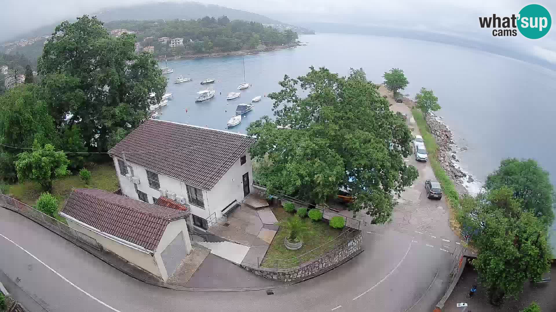 Webcam Ika Hafen – LIVE Blick auf den Hafen und die Lichter von Opatija
