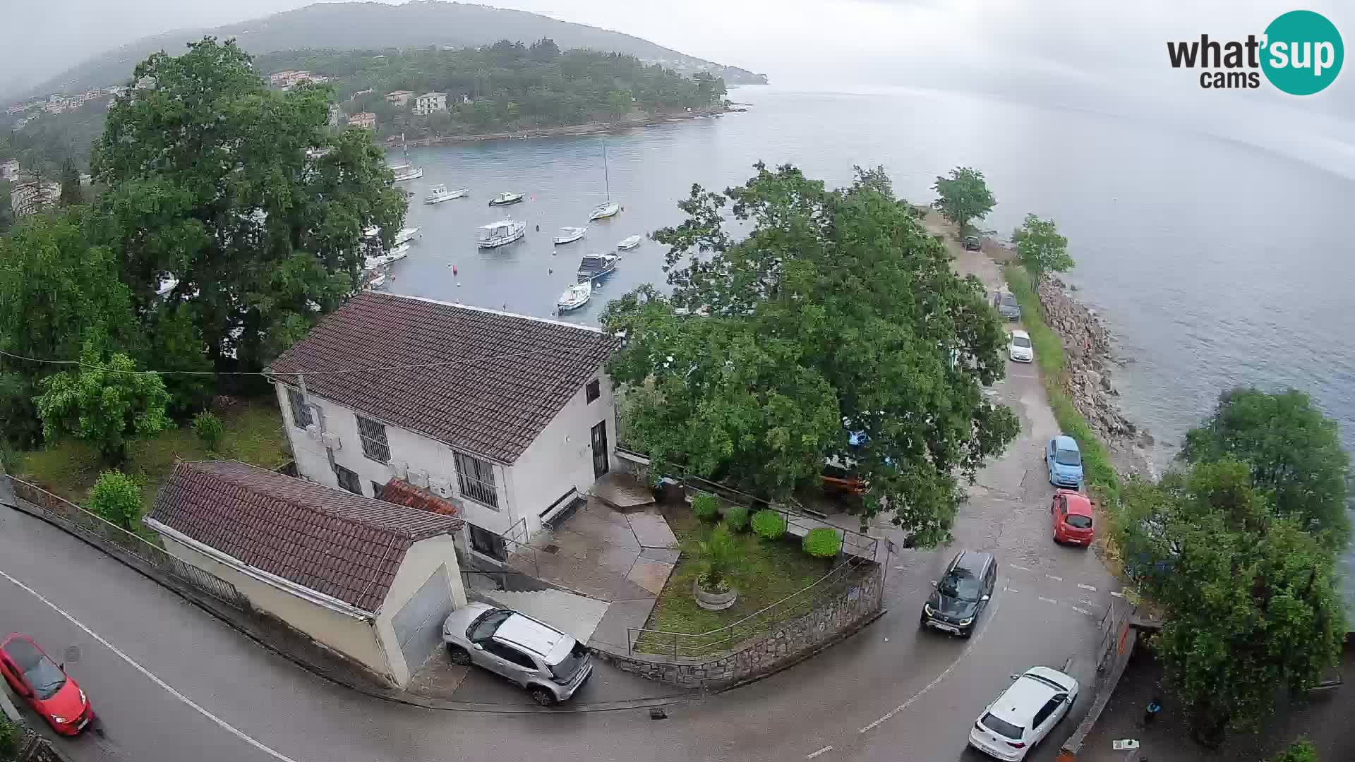 Webcam port d’Ika – Vue en direct et lumières d’Opatija