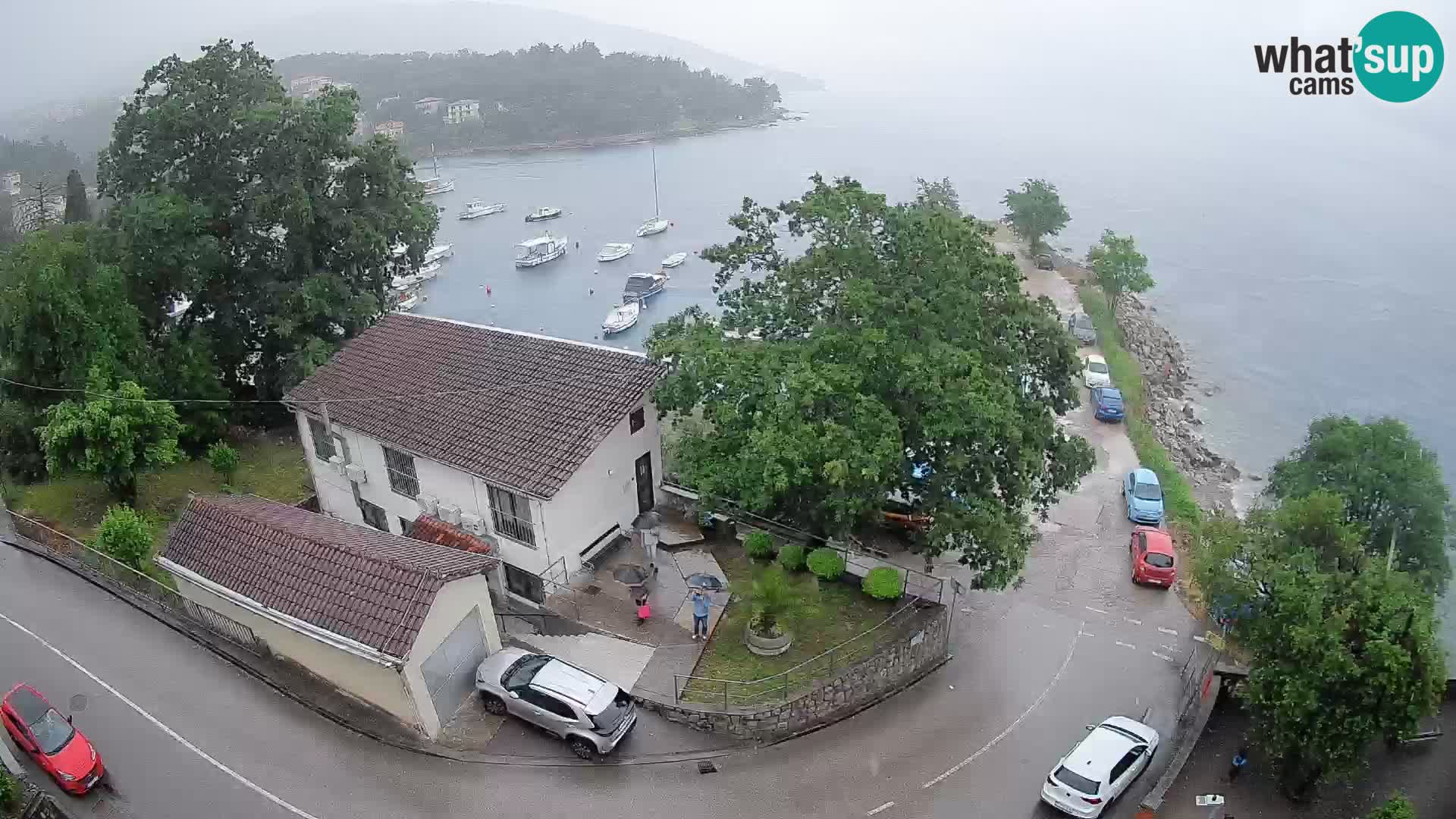 Webcam Ika Hafen – LIVE Blick auf den Hafen und die Lichter von Opatija