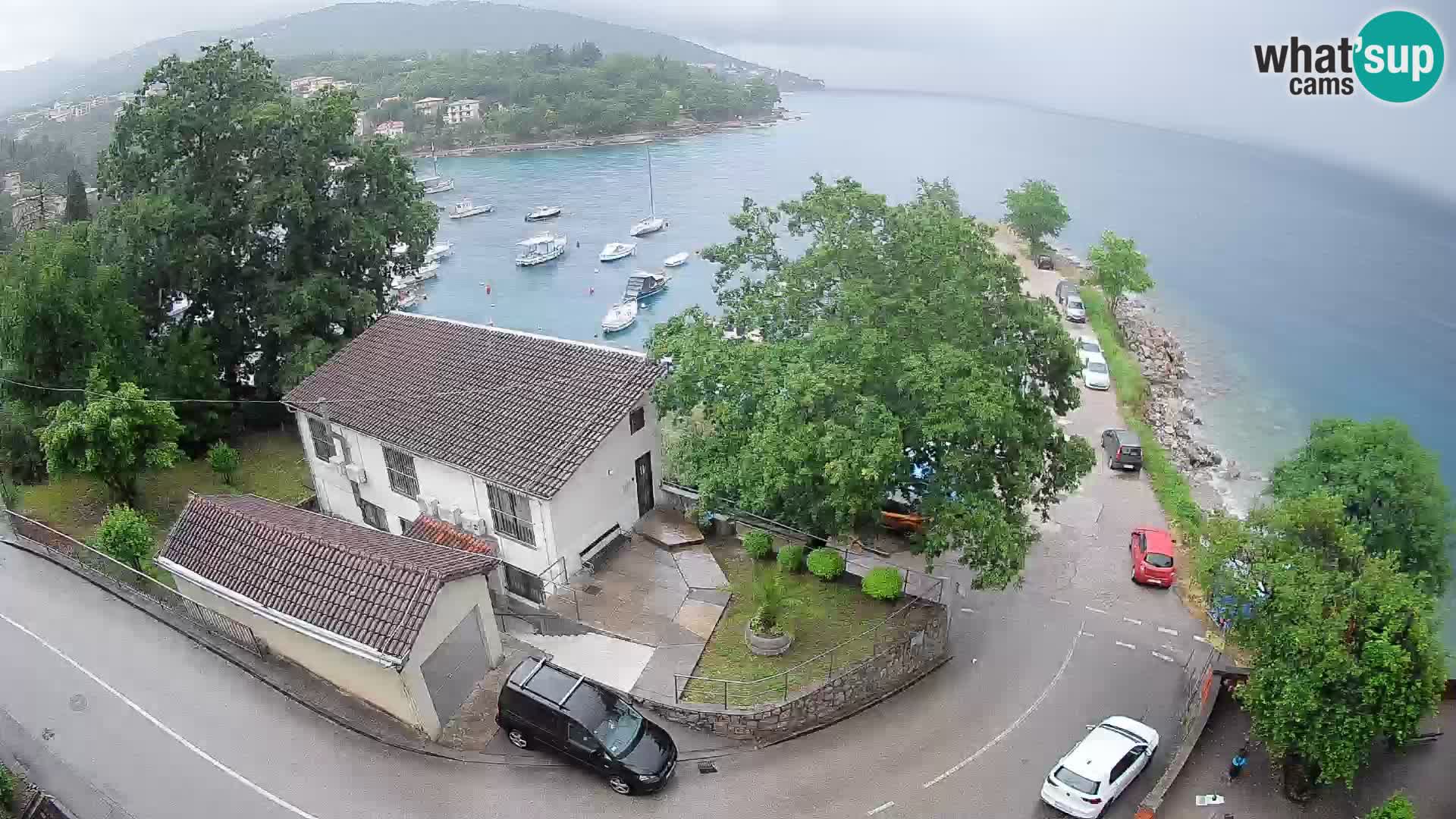 Ika Harbor Webcam – LIVE View of the Harbor and Opatija Lights
