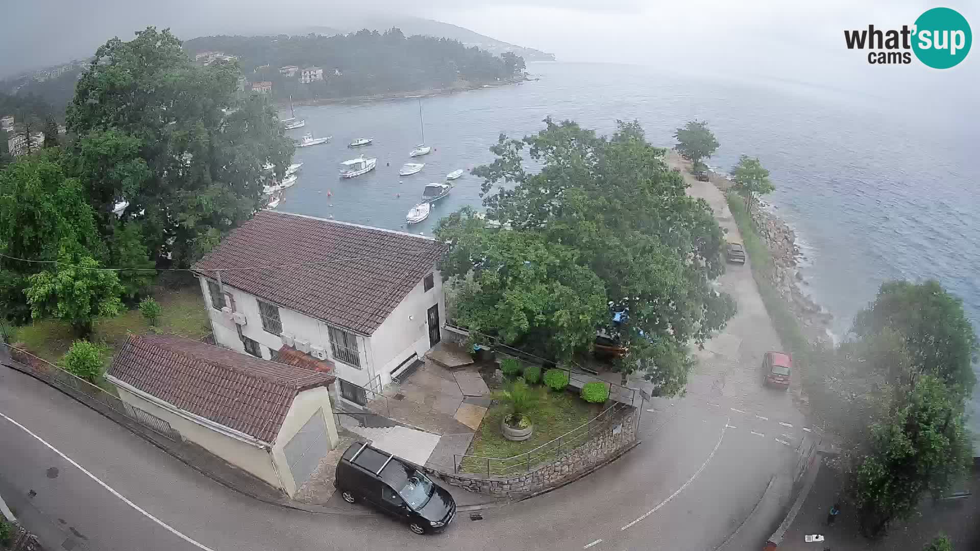 Webcam Ika Hafen – LIVE Blick auf den Hafen und die Lichter von Opatija