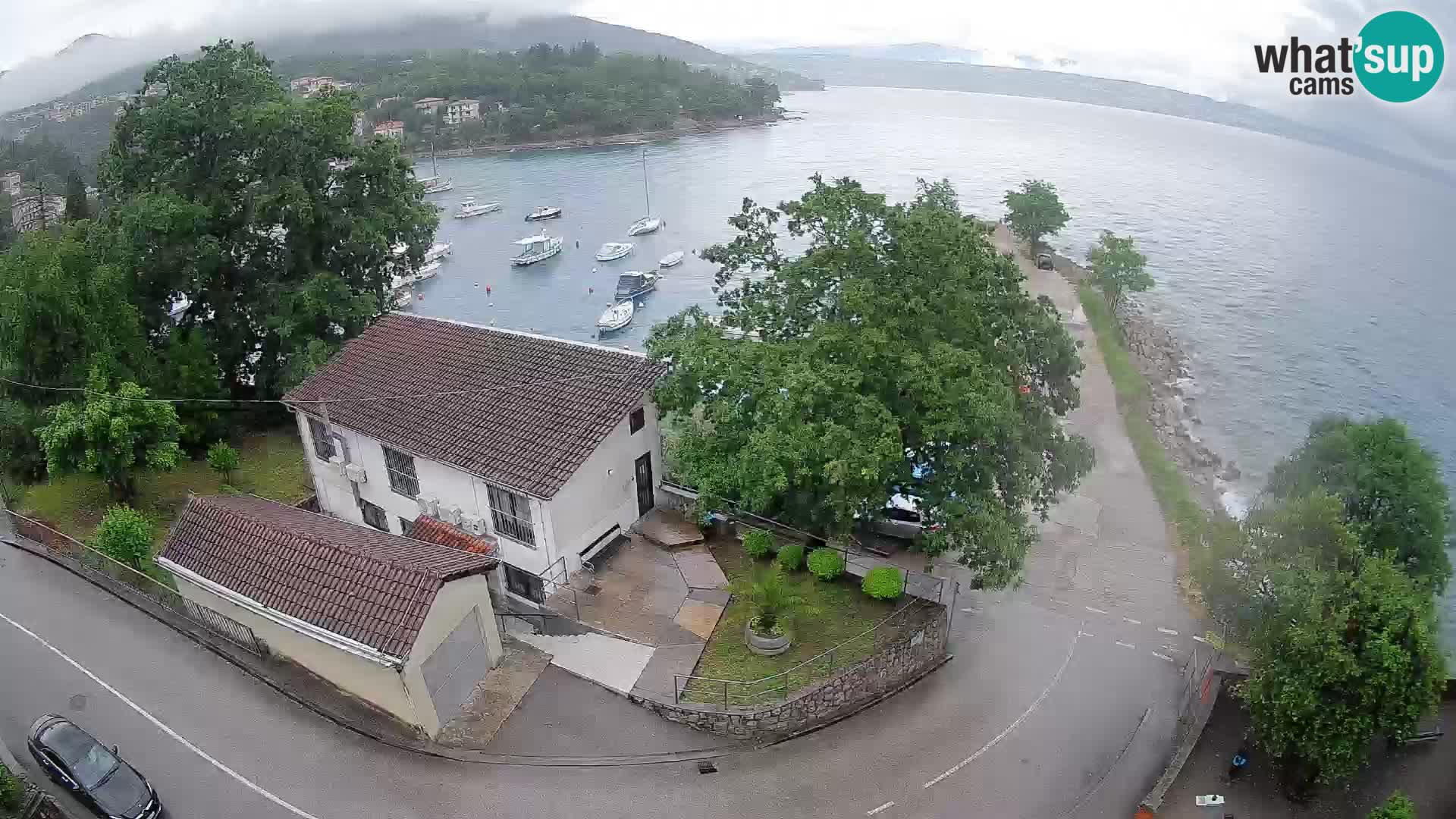 Webcam Ika Hafen – LIVE Blick auf den Hafen und die Lichter von Opatija
