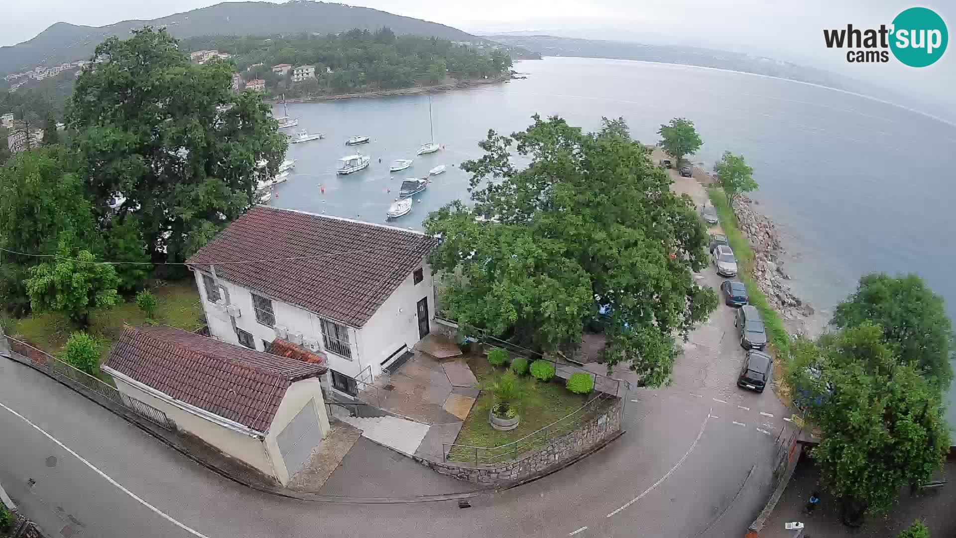 Webcam porto Ika – Vista LIVE sul porto e le luci di Opatija