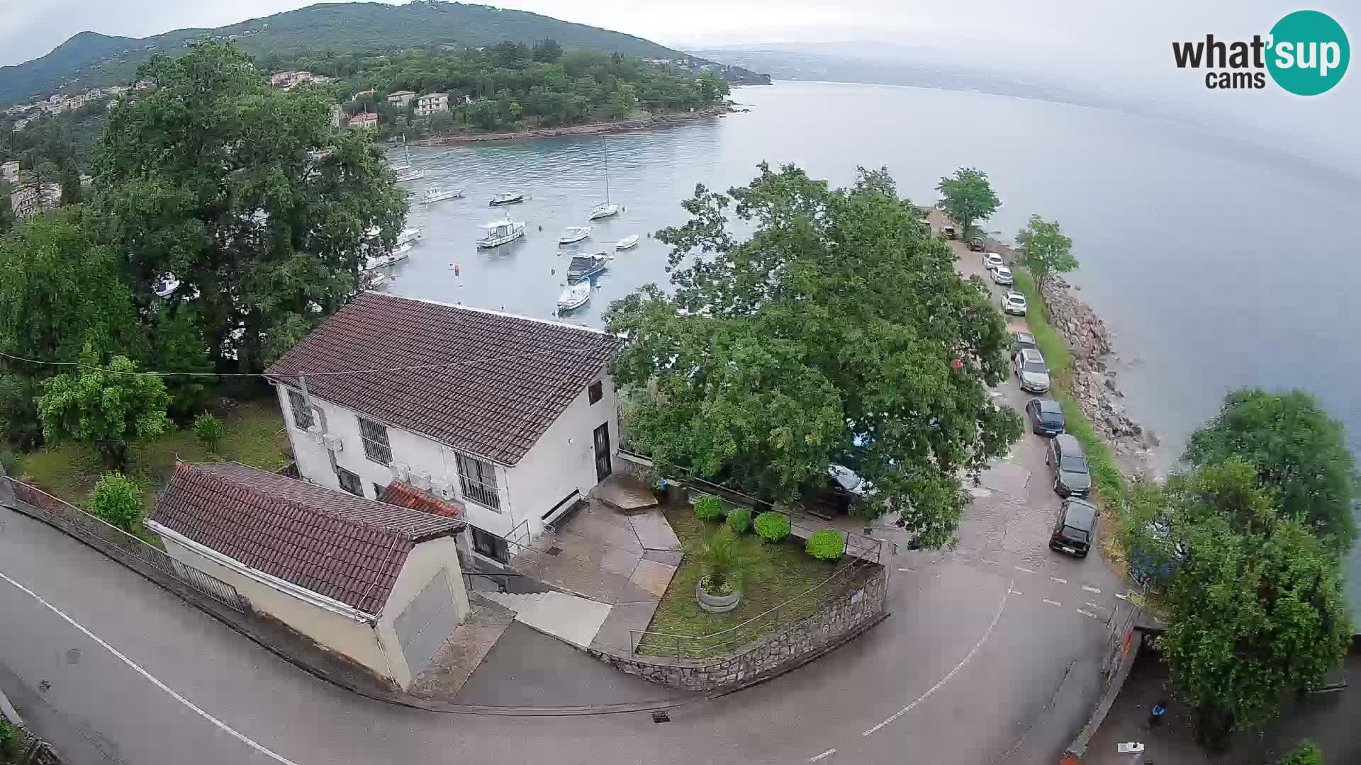 Webcam porto Ika – Vista LIVE sul porto e le luci di Opatija