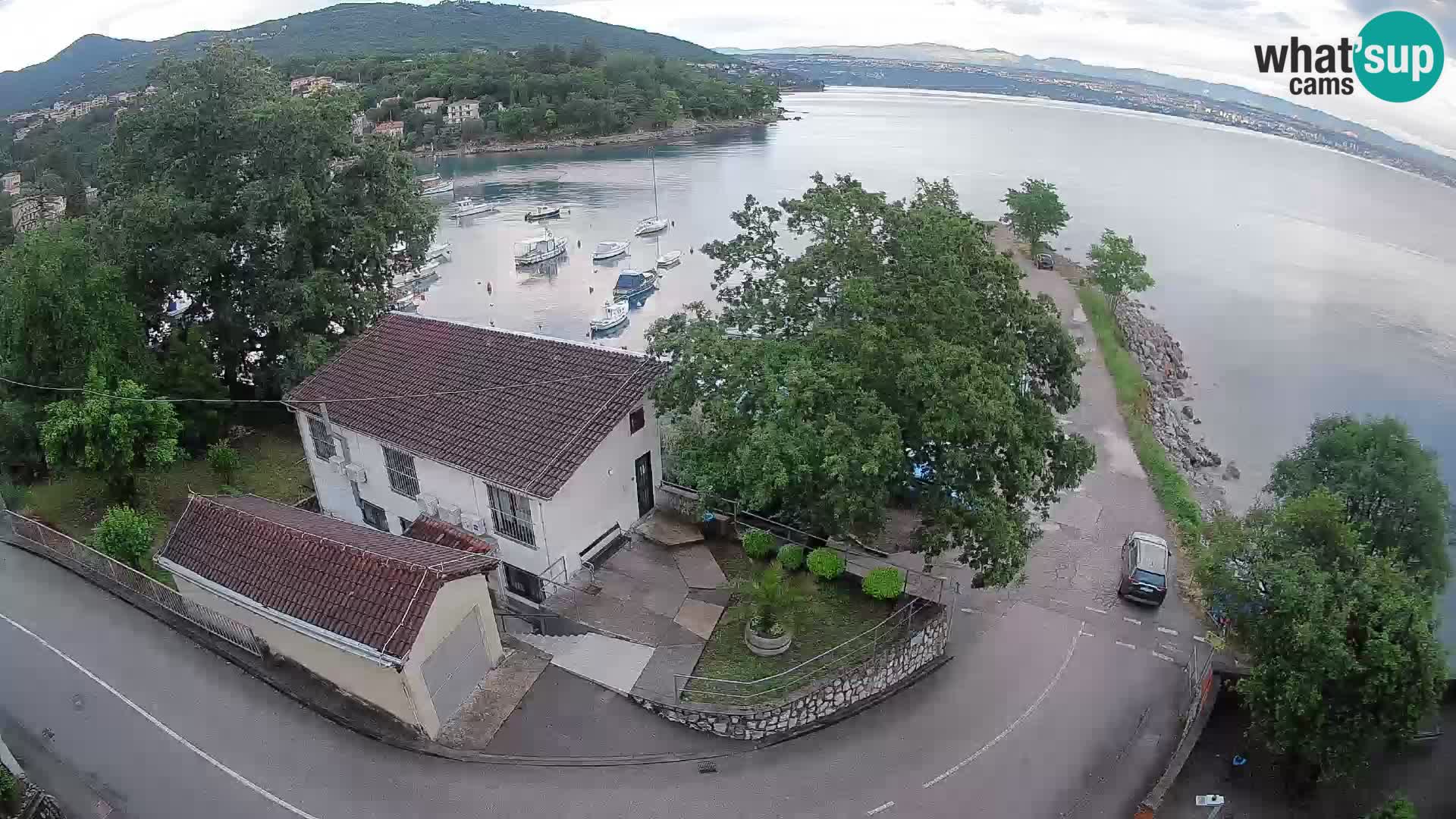 Webcam porto Ika – Vista LIVE sul porto e le luci di Opatija