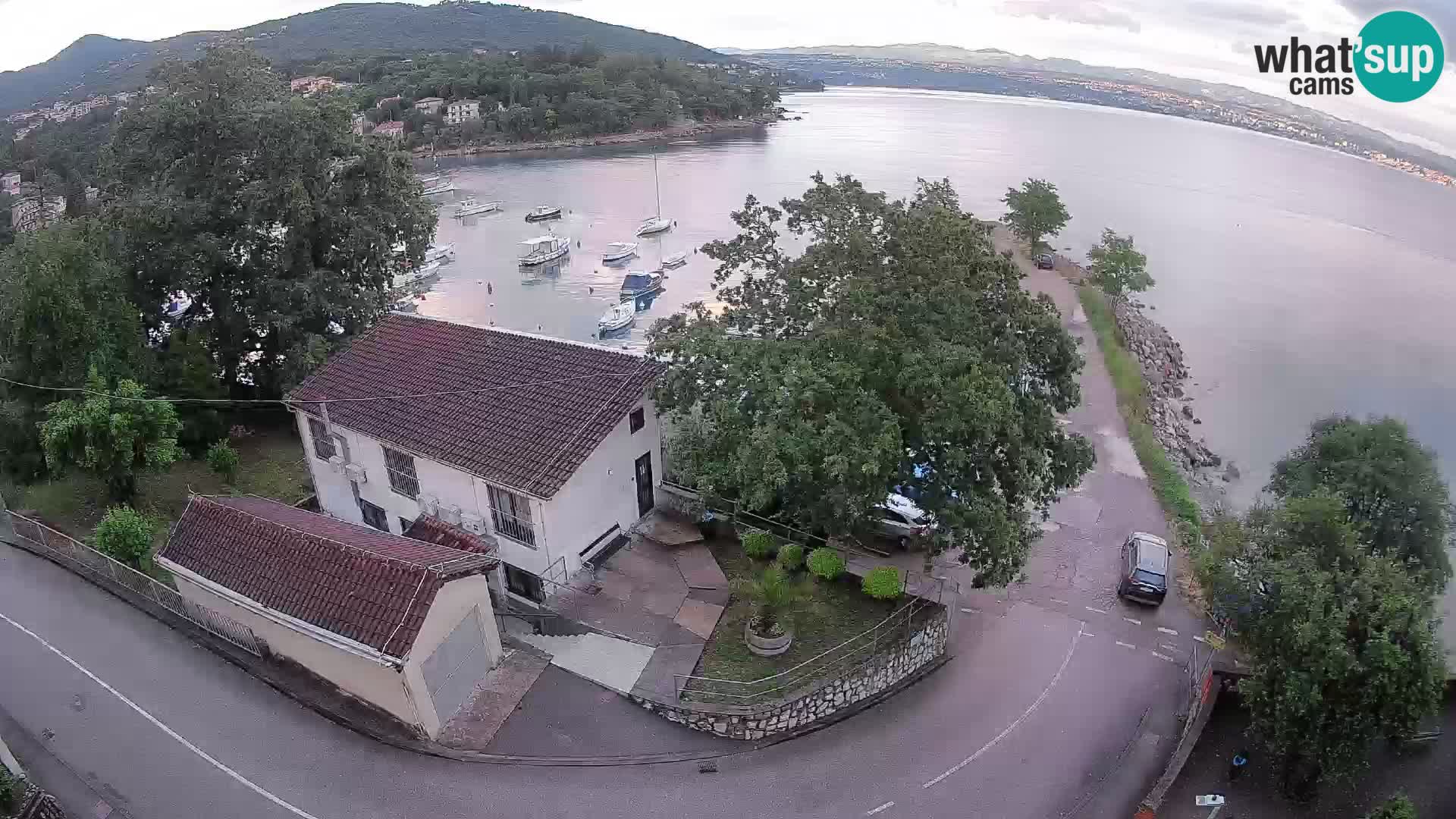 Webcam port d’Ika – Vue en direct et lumières d’Opatija