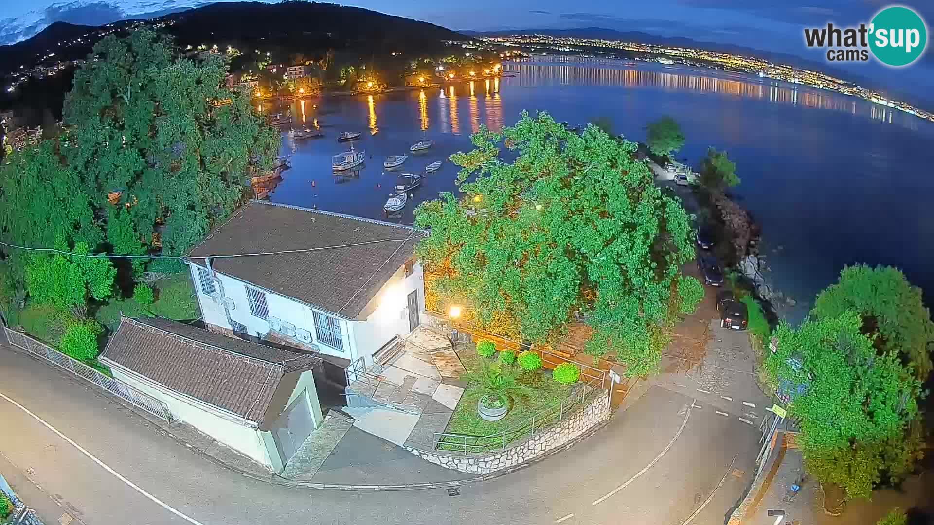 Webcam Ika Hafen – LIVE Blick auf den Hafen und die Lichter von Opatija