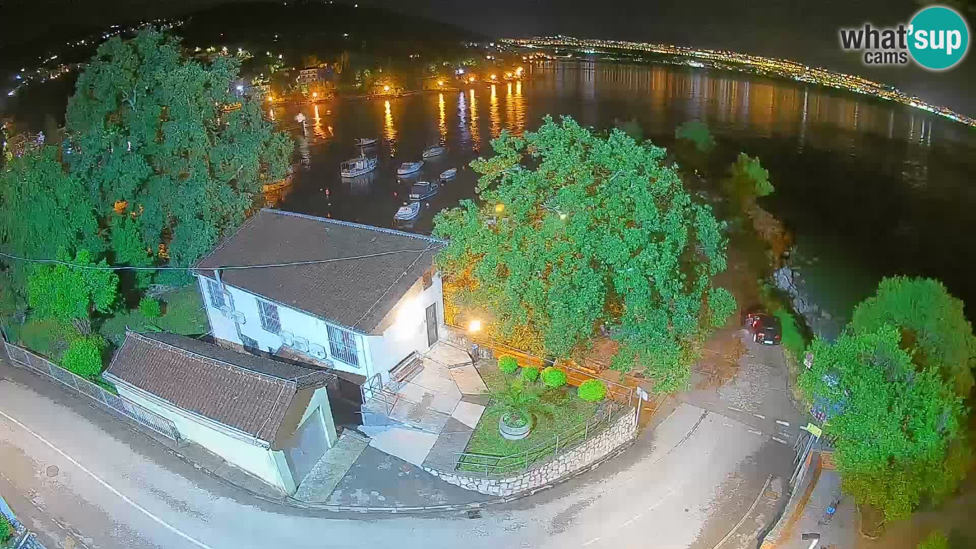 Webcam port d’Ika – Vue en direct et lumières d’Opatija