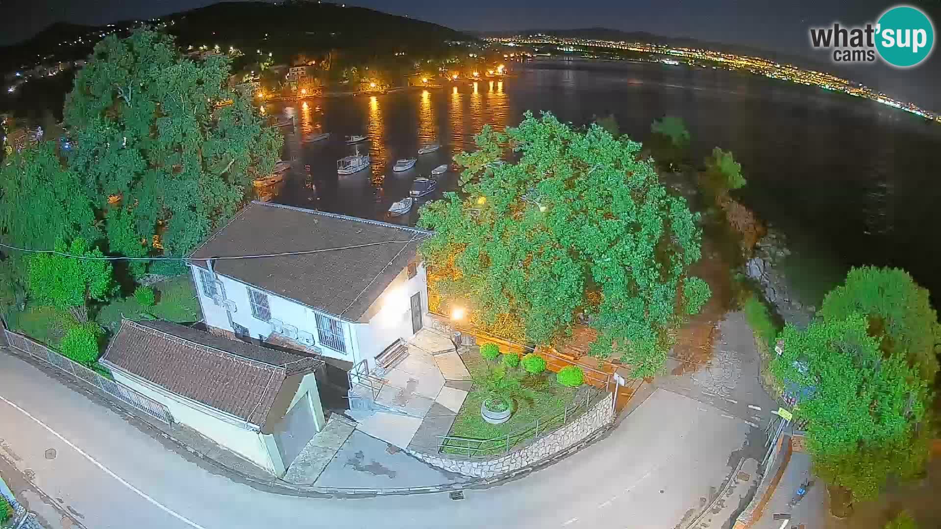 Webcam Ika Hafen – LIVE Blick auf den Hafen und die Lichter von Opatija