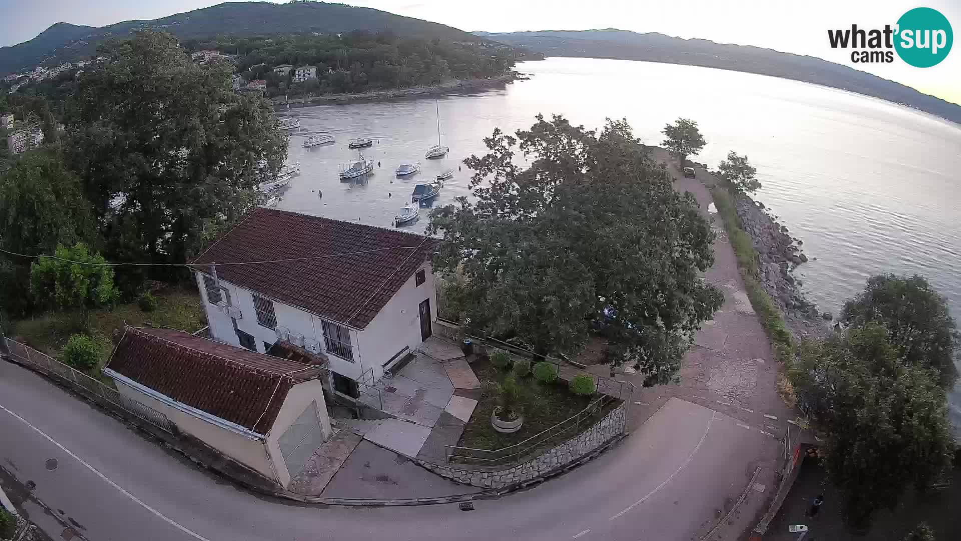 Webcam porto Ika – Vista LIVE sul porto e le luci di Opatija