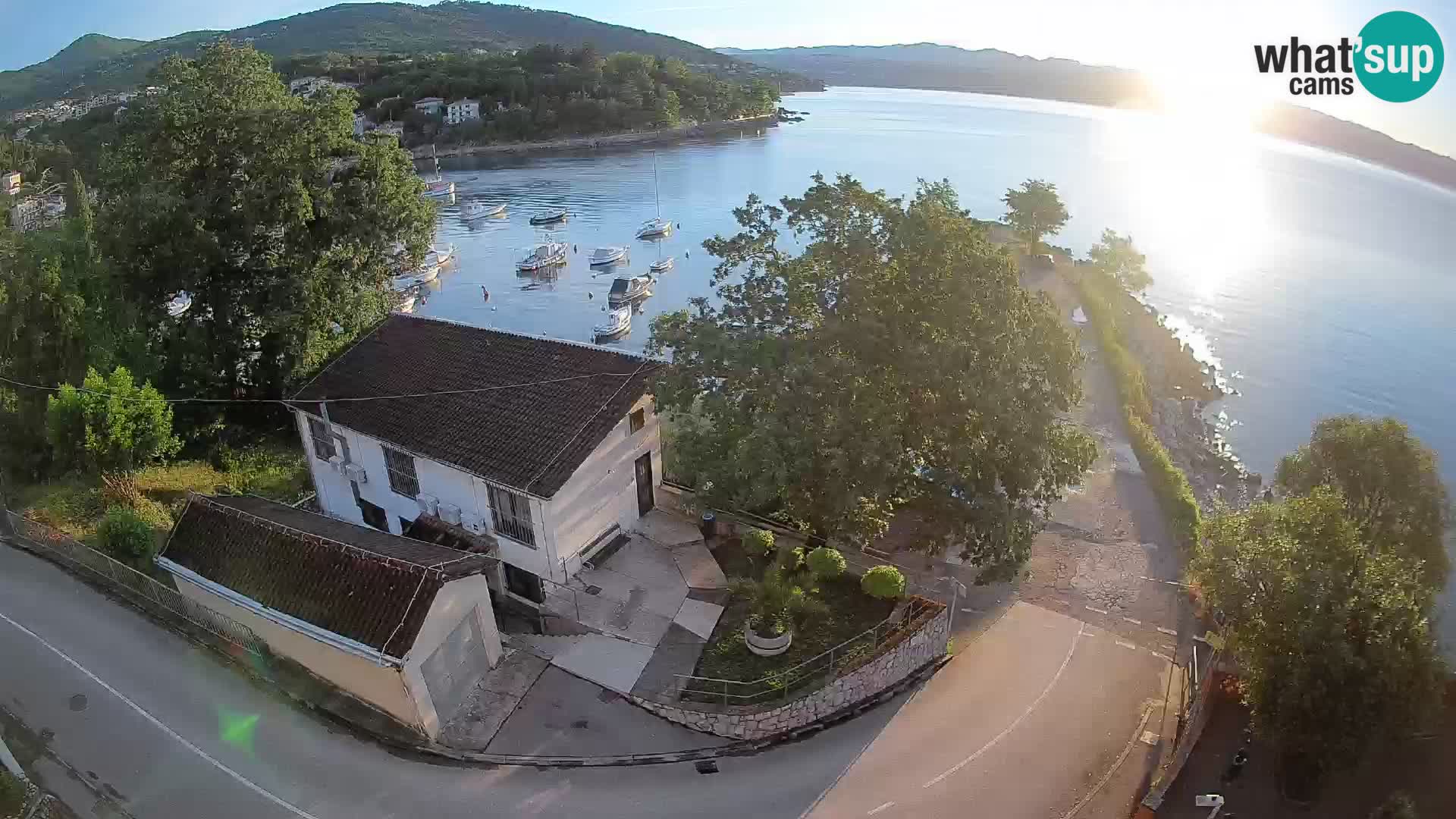 Webcam port d’Ika – Vue en direct et lumières d’Opatija