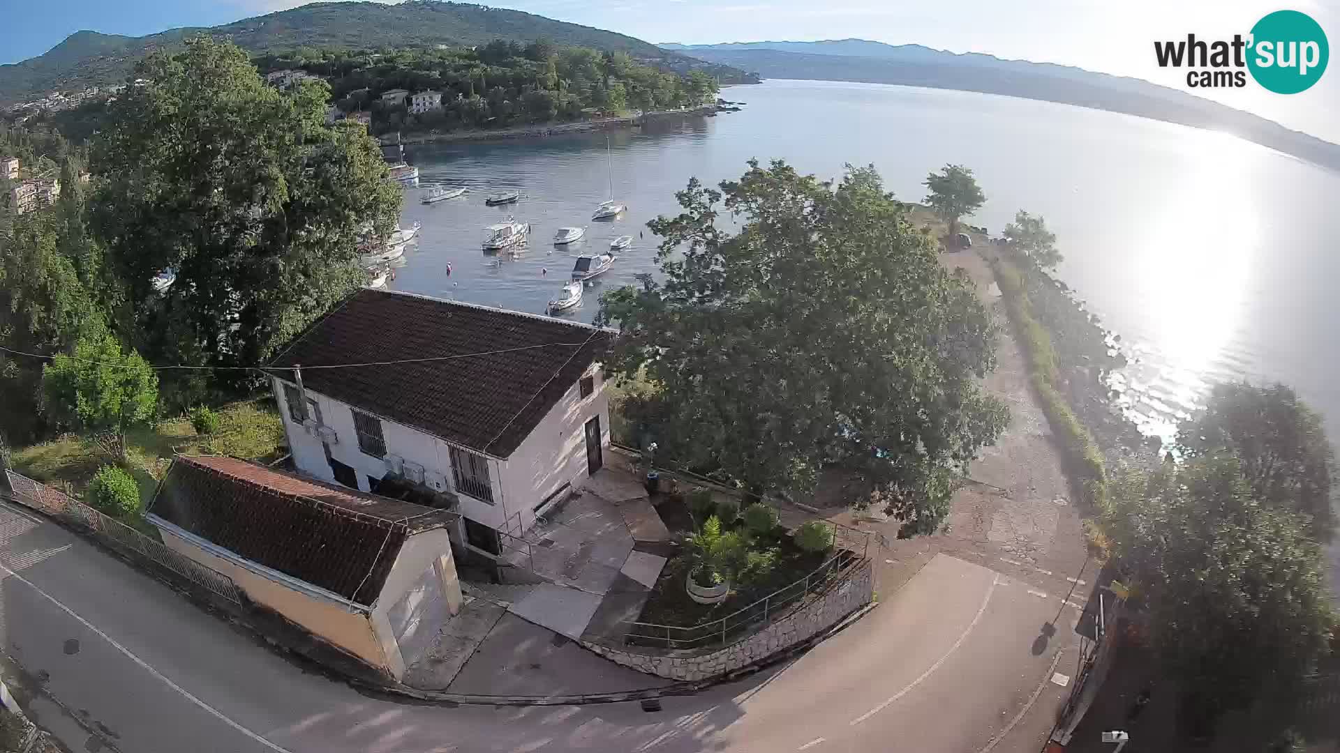 Webcam port d’Ika – Vue en direct et lumières d’Opatija