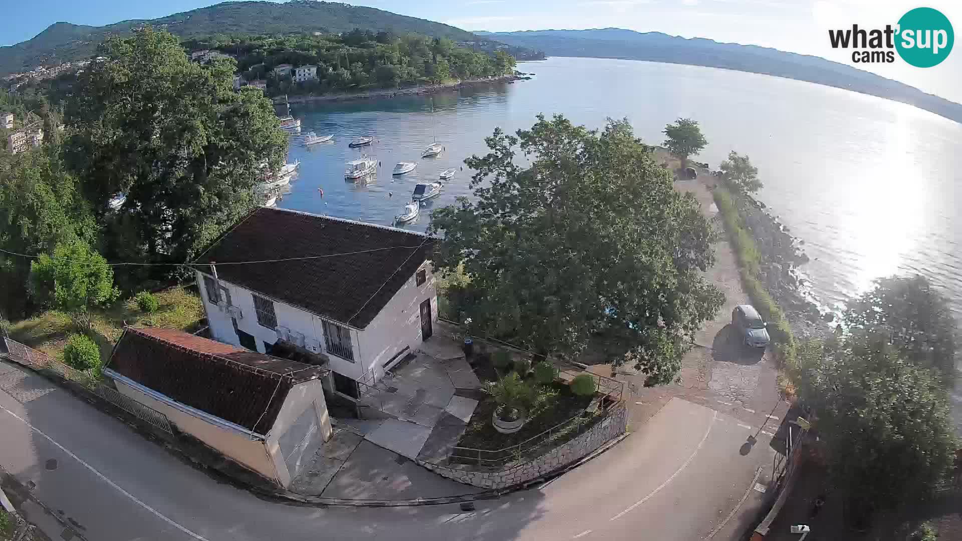 Webcam Ika Hafen – LIVE Blick auf den Hafen und die Lichter von Opatija
