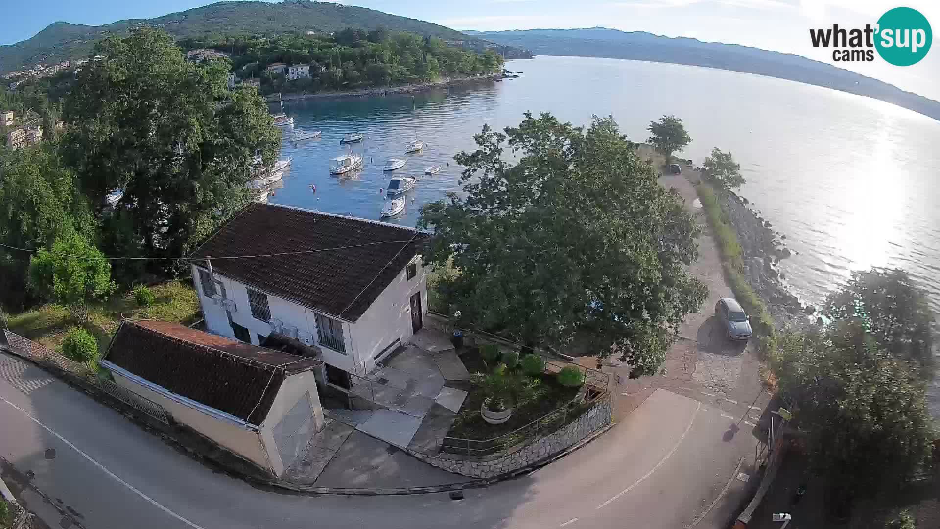 Webcam Ika Hafen – LIVE Blick auf den Hafen und die Lichter von Opatija