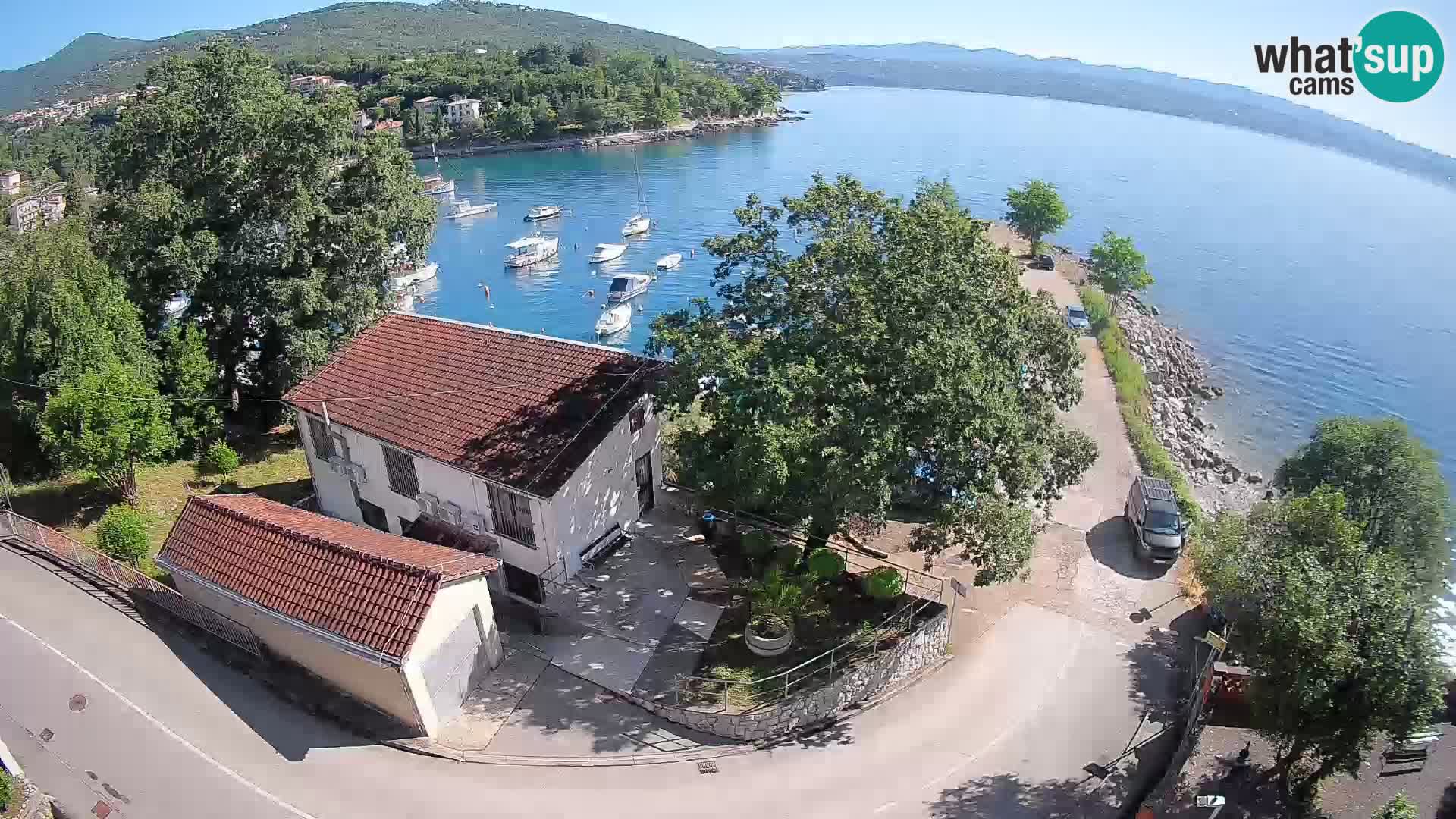Webcam Ika Hafen – LIVE Blick auf den Hafen und die Lichter von Opatija