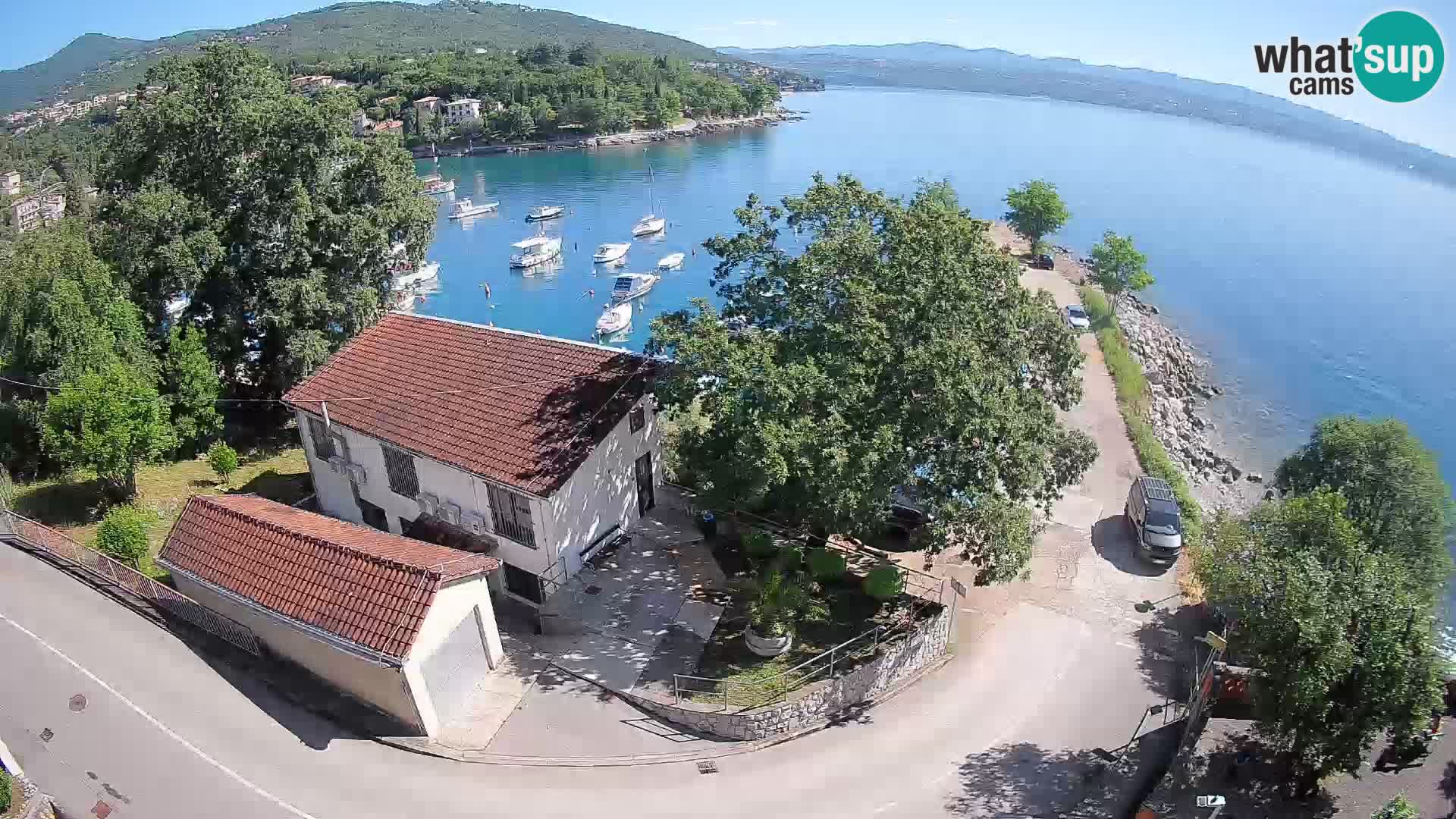 Webcam Ika Hafen – LIVE Blick auf den Hafen und die Lichter von Opatija