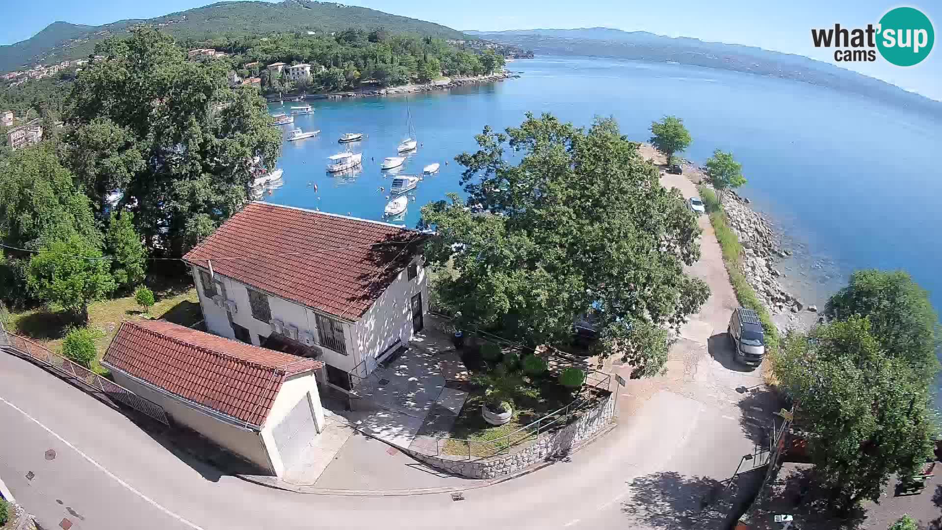 Webcam Ika Hafen – LIVE Blick auf den Hafen und die Lichter von Opatija