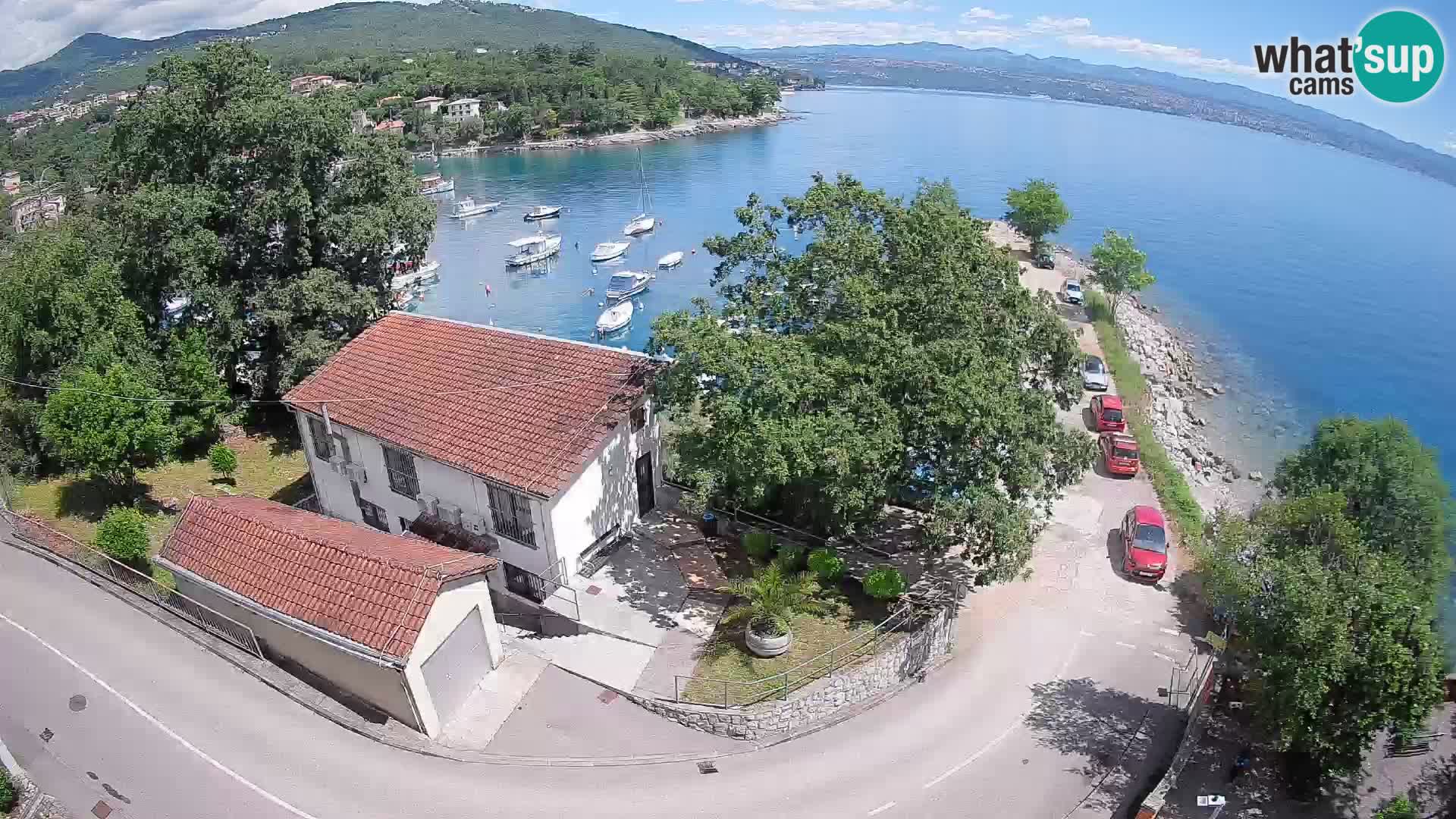 Webcam Ika Hafen – LIVE Blick auf den Hafen und die Lichter von Opatija