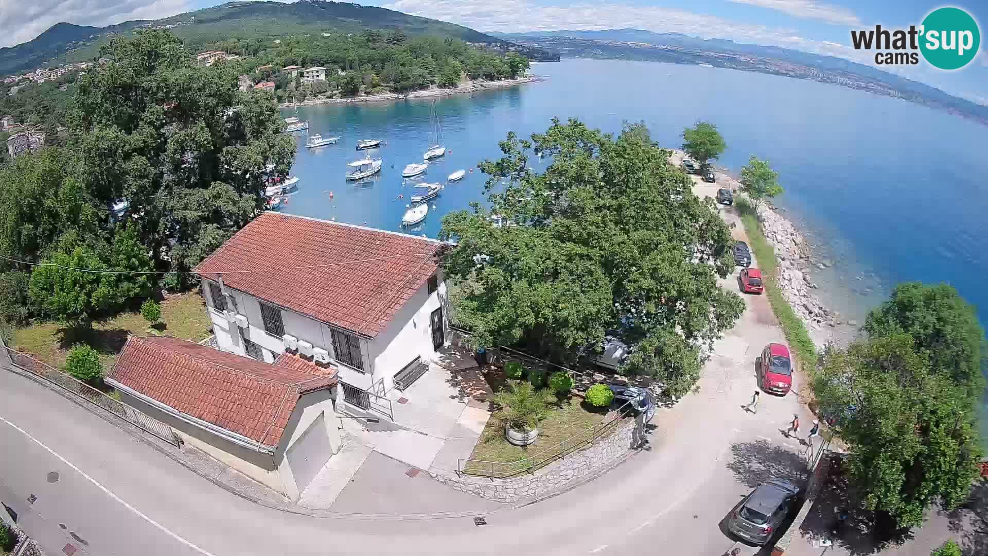 Webcam Ika Hafen – LIVE Blick auf den Hafen und die Lichter von Opatija
